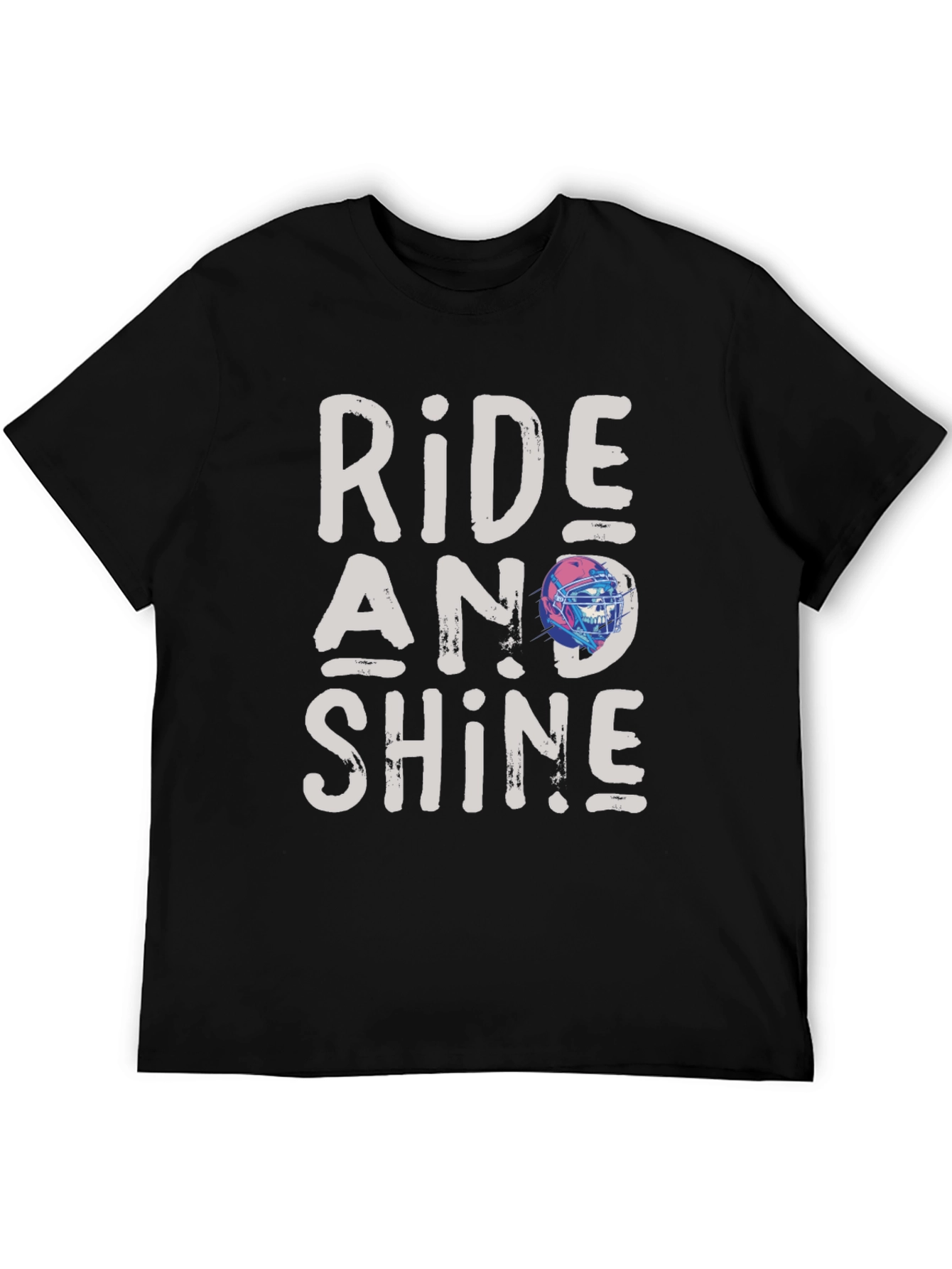 Black Ride and Shine Graphic T-Shirt view 5