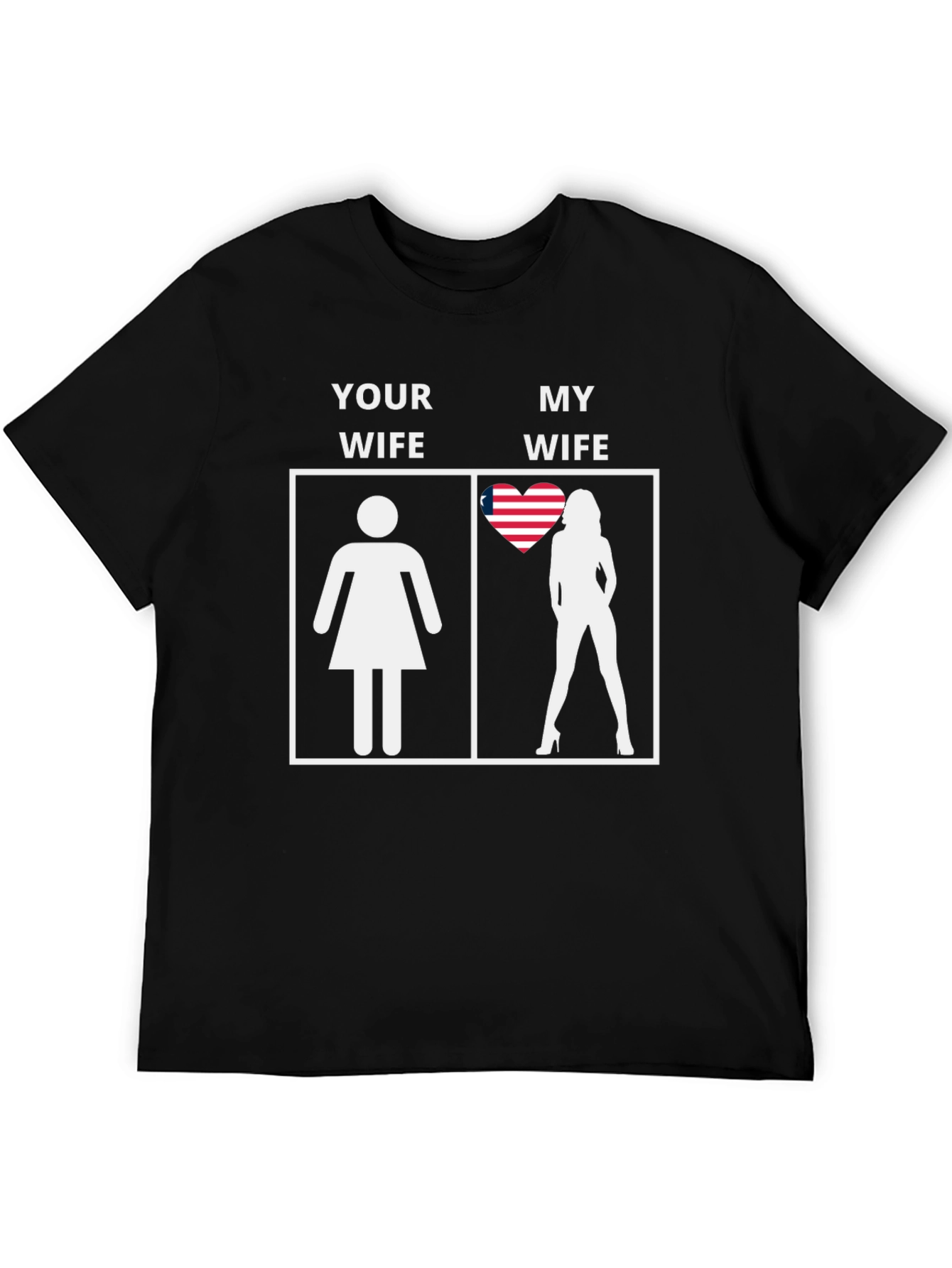Black My Wife T-Shirt: Funny Novelty Tee for Men view 5