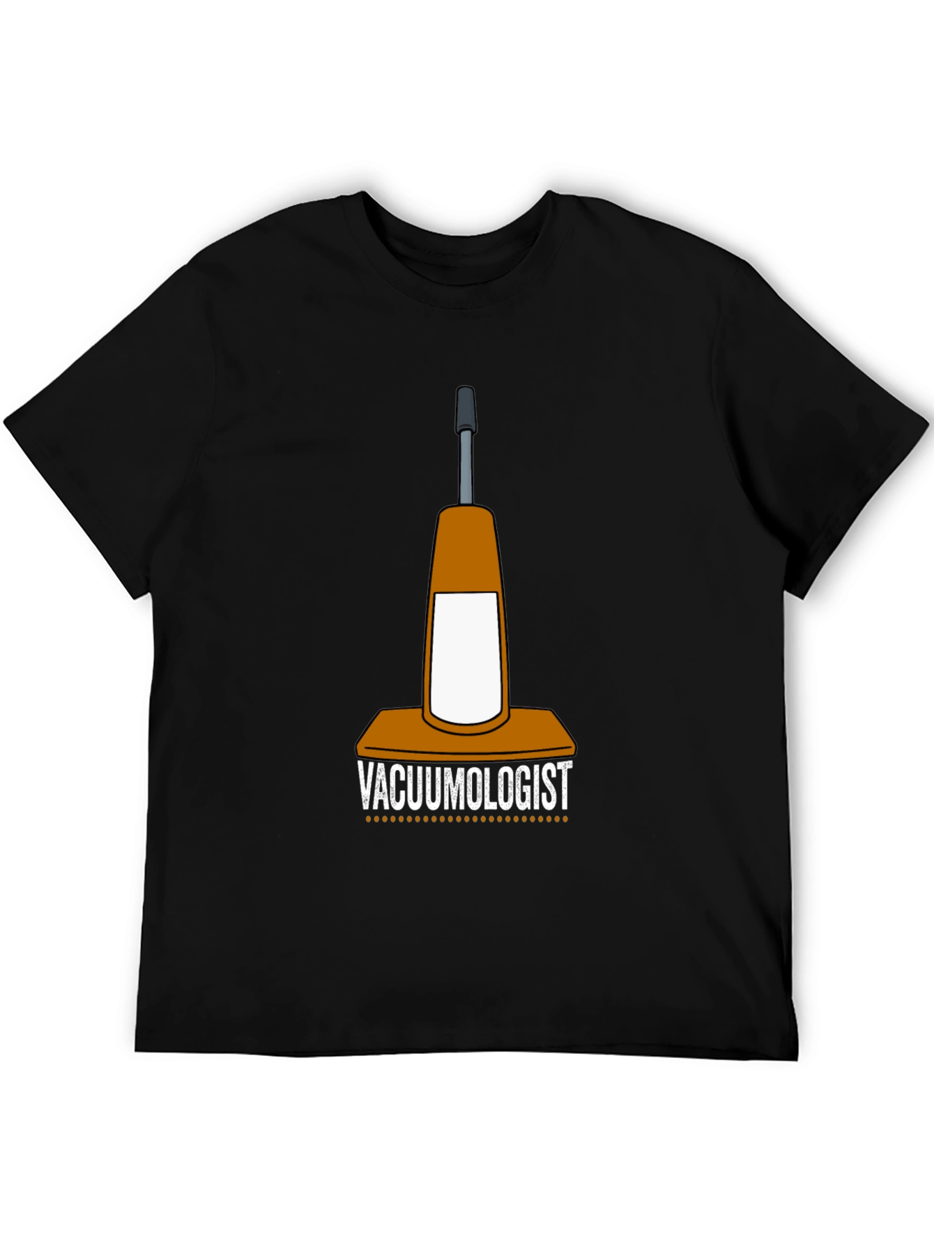 Black Vacuumologist T-Shirt - Cleaning Humor Tee view 5