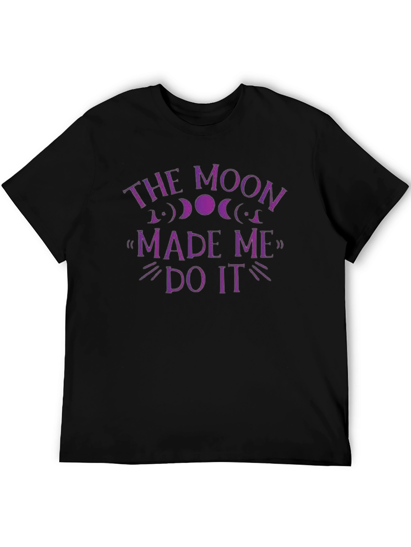 Black The Moon Made Me Do It Graphic Tee view 5