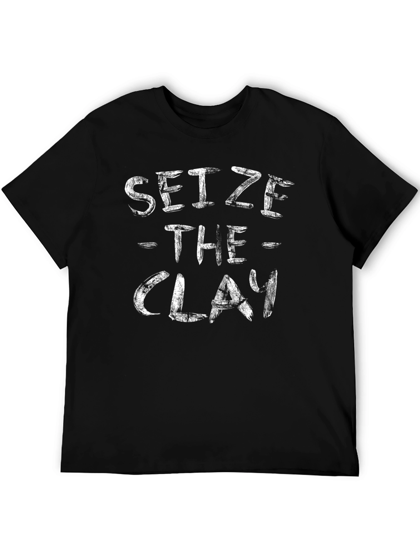 Black Seize The Clay Graphic T-Shirt - Black view 5
