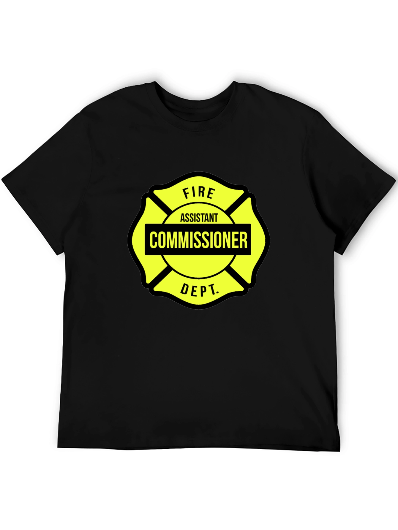 Black Fire Assistant Commissioner T-Shirt - Black view 5