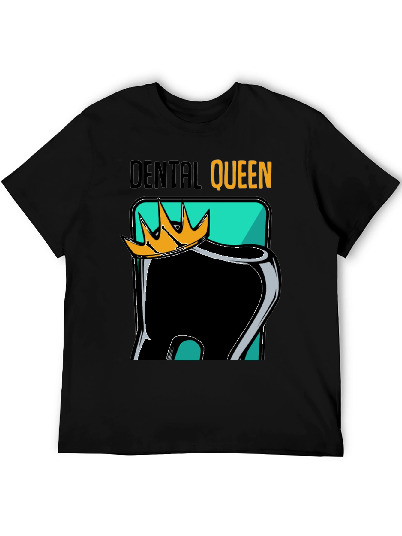 Black Dental Queen Black Graphic Tee view 5