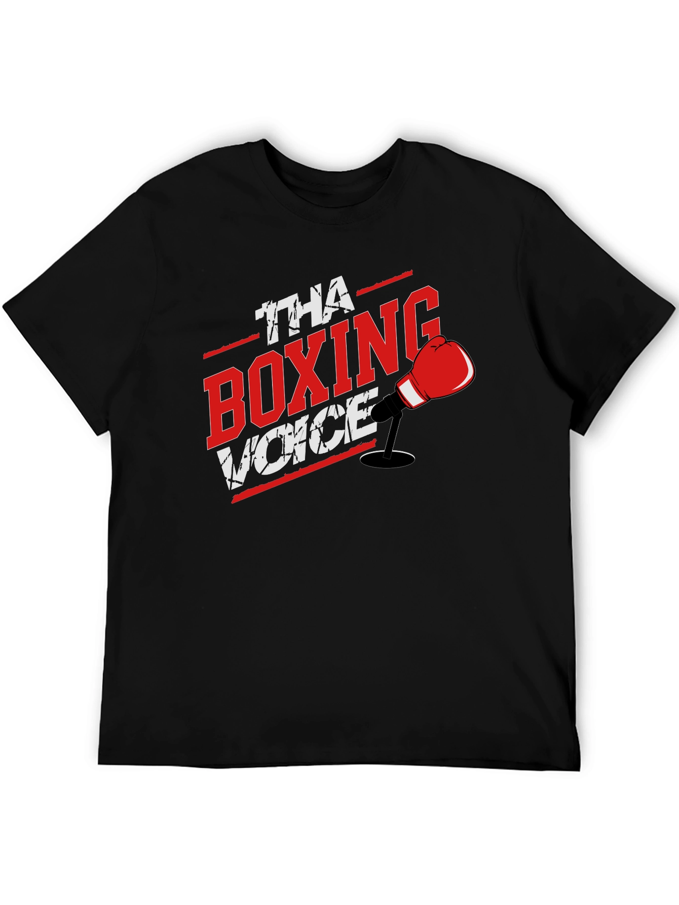 Black Tha Boxing Voice T-Shirt view 5