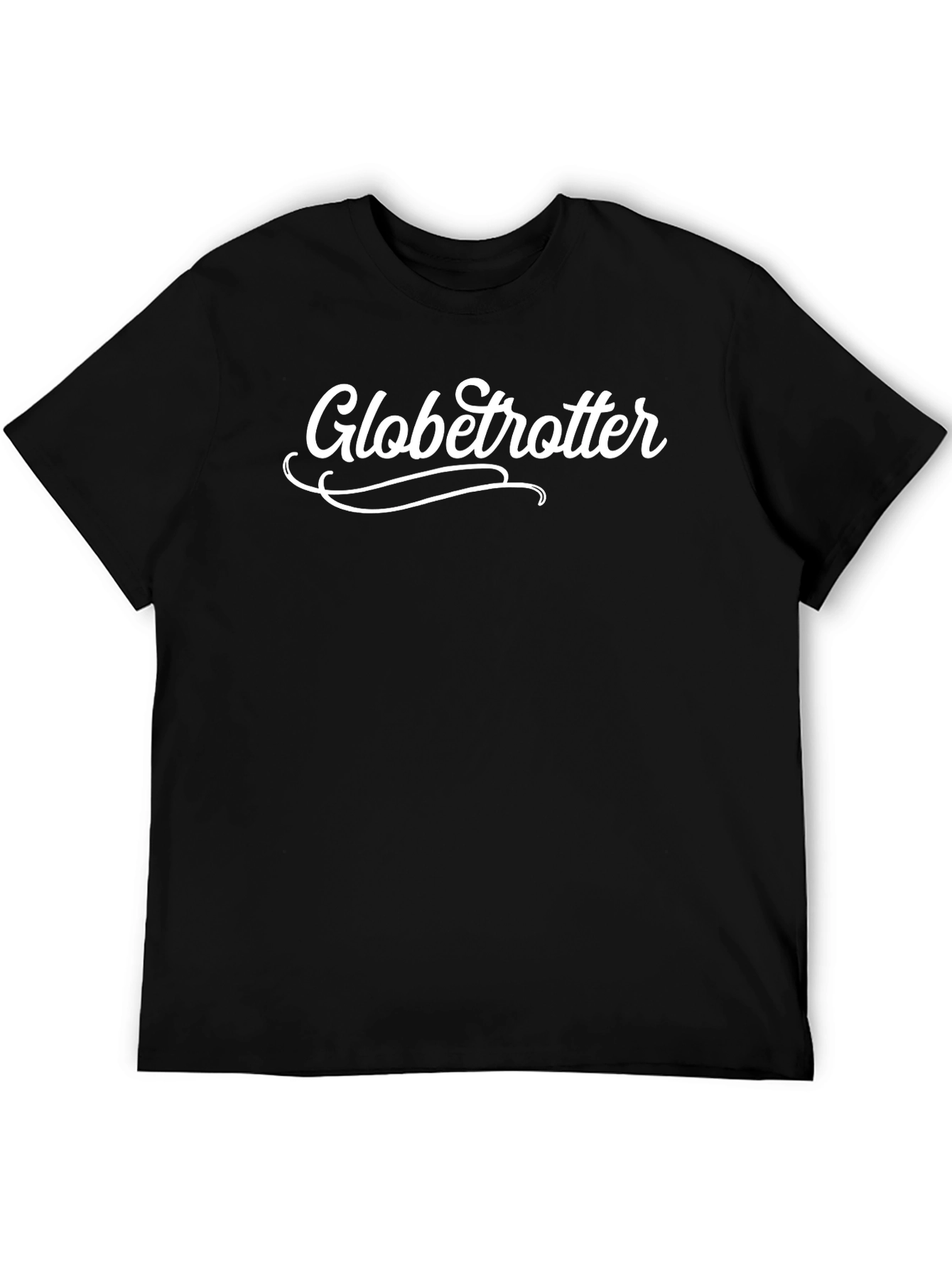 Black Globetrotter Graphic Tee - Black view 5