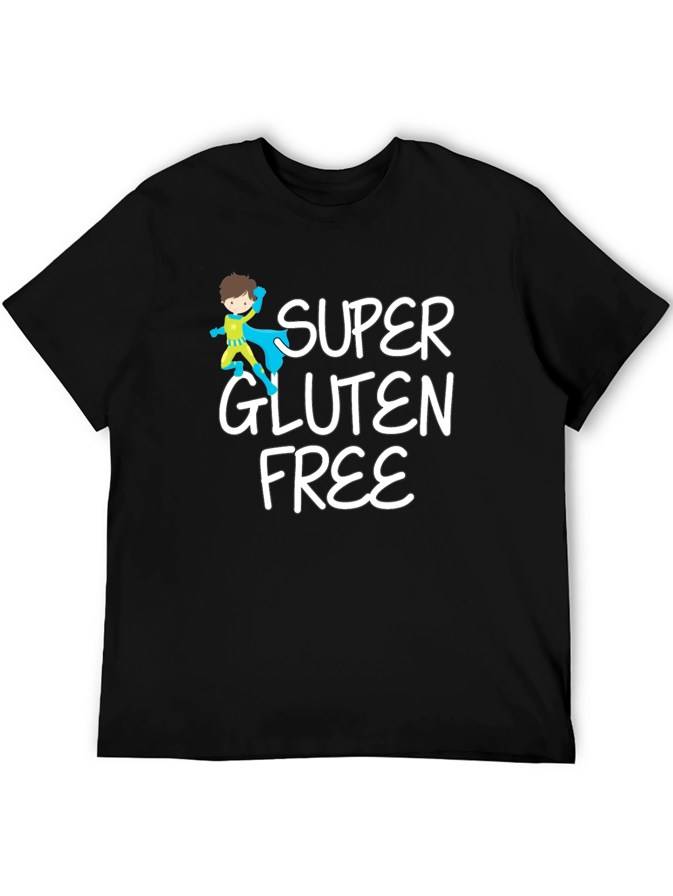 Black Super Gluten Free T-Shirt view 5