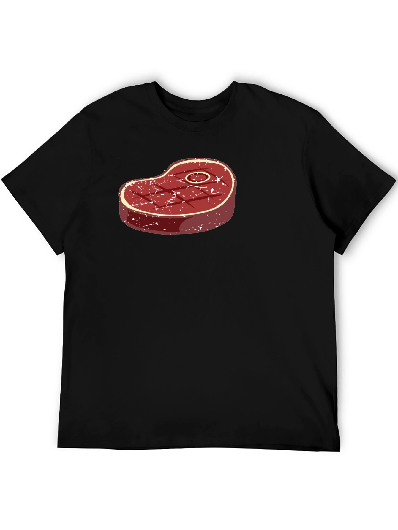 Black Steak Graphic Tee - Black T-Shirt view 5