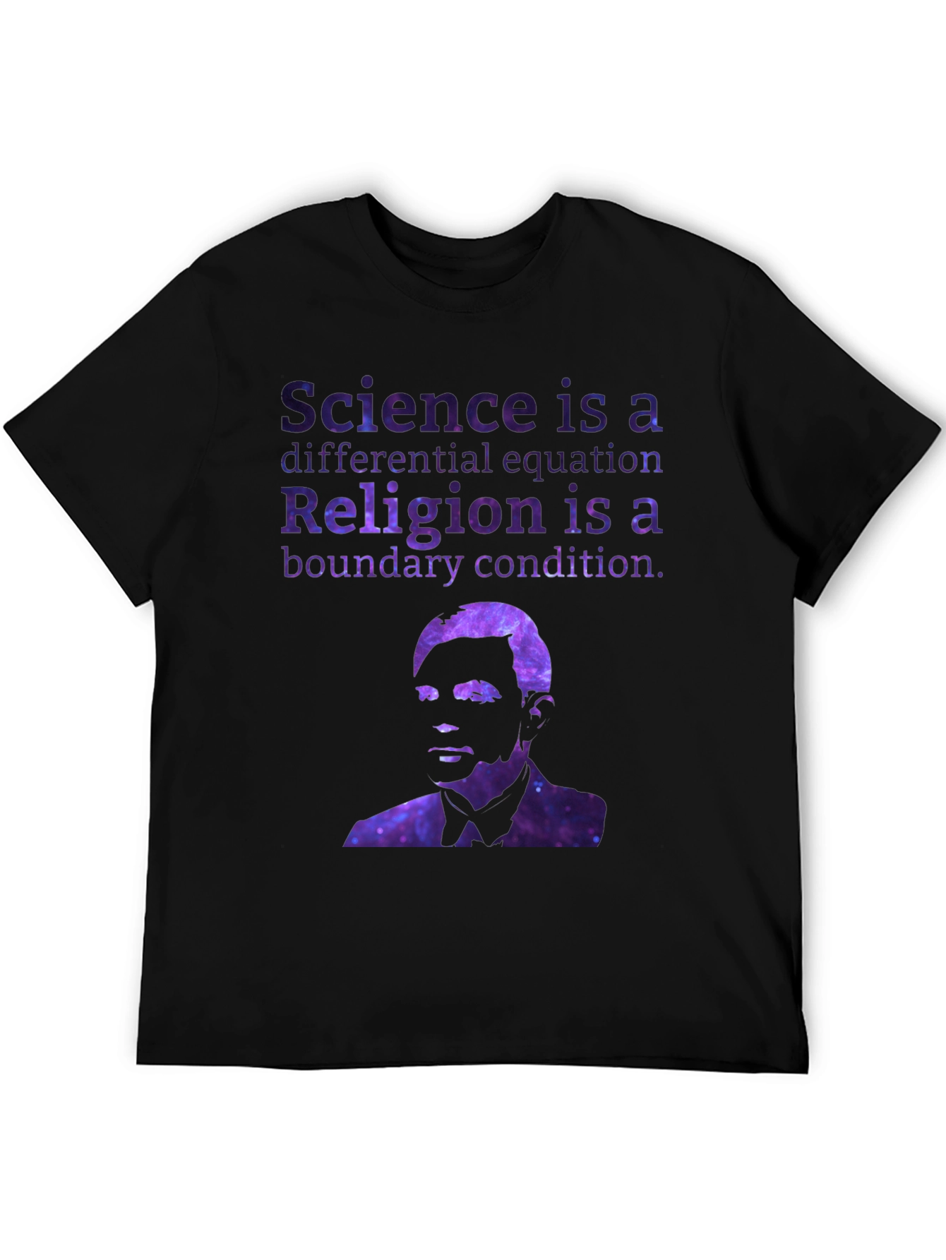 Black Science/Religion Equation T-Shirt view 5