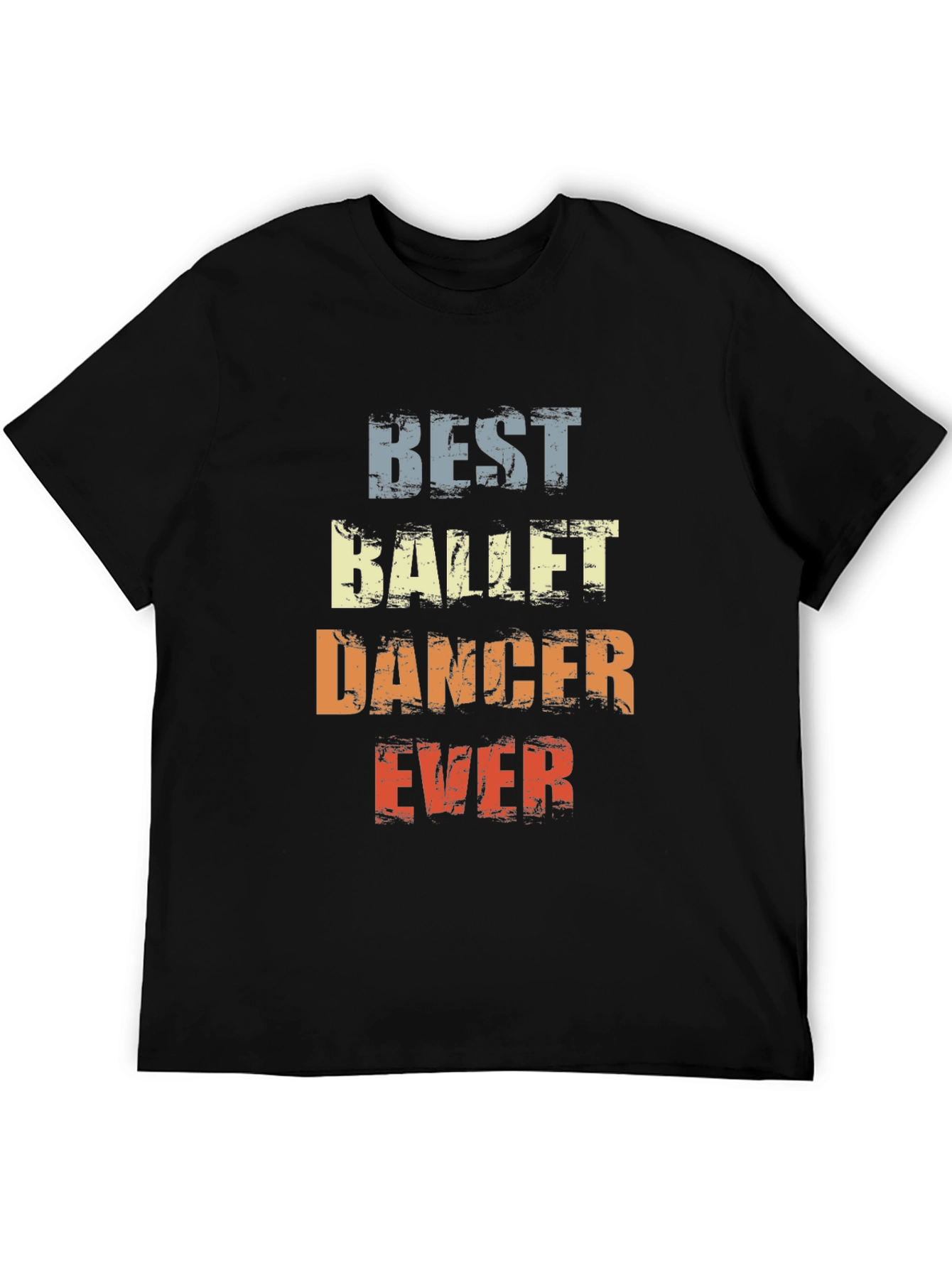 Black Best Ballet Dancer Ever T-Shirt view 5
