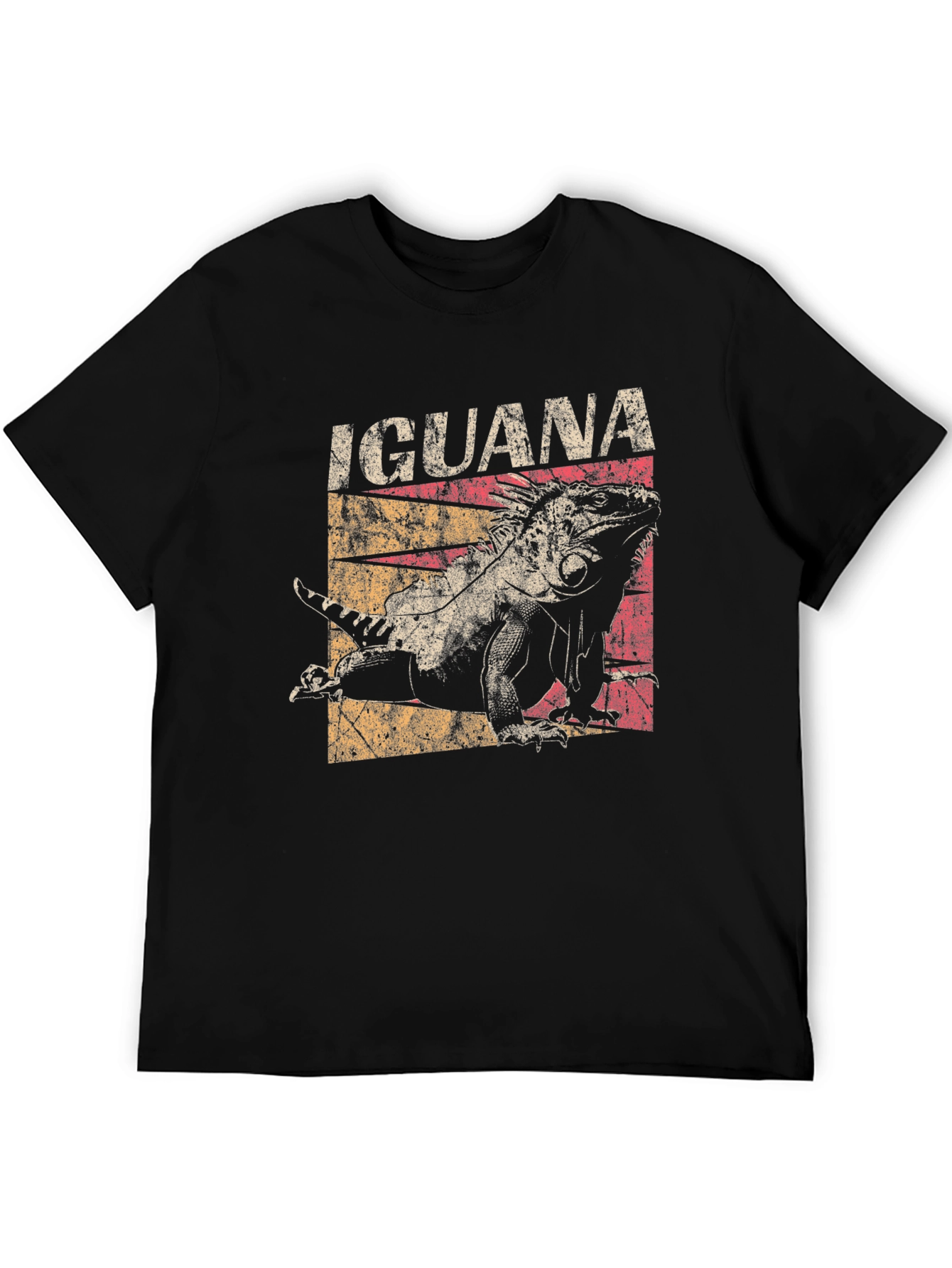 Black Iguana Graphic Tee - Vintage Style T-Shirt view 5