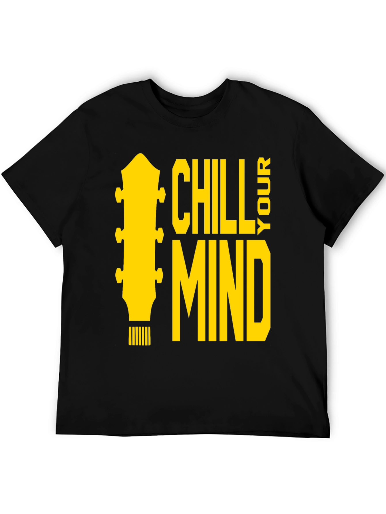 Black Chill Your Mind Graphic Tee - Black view 5