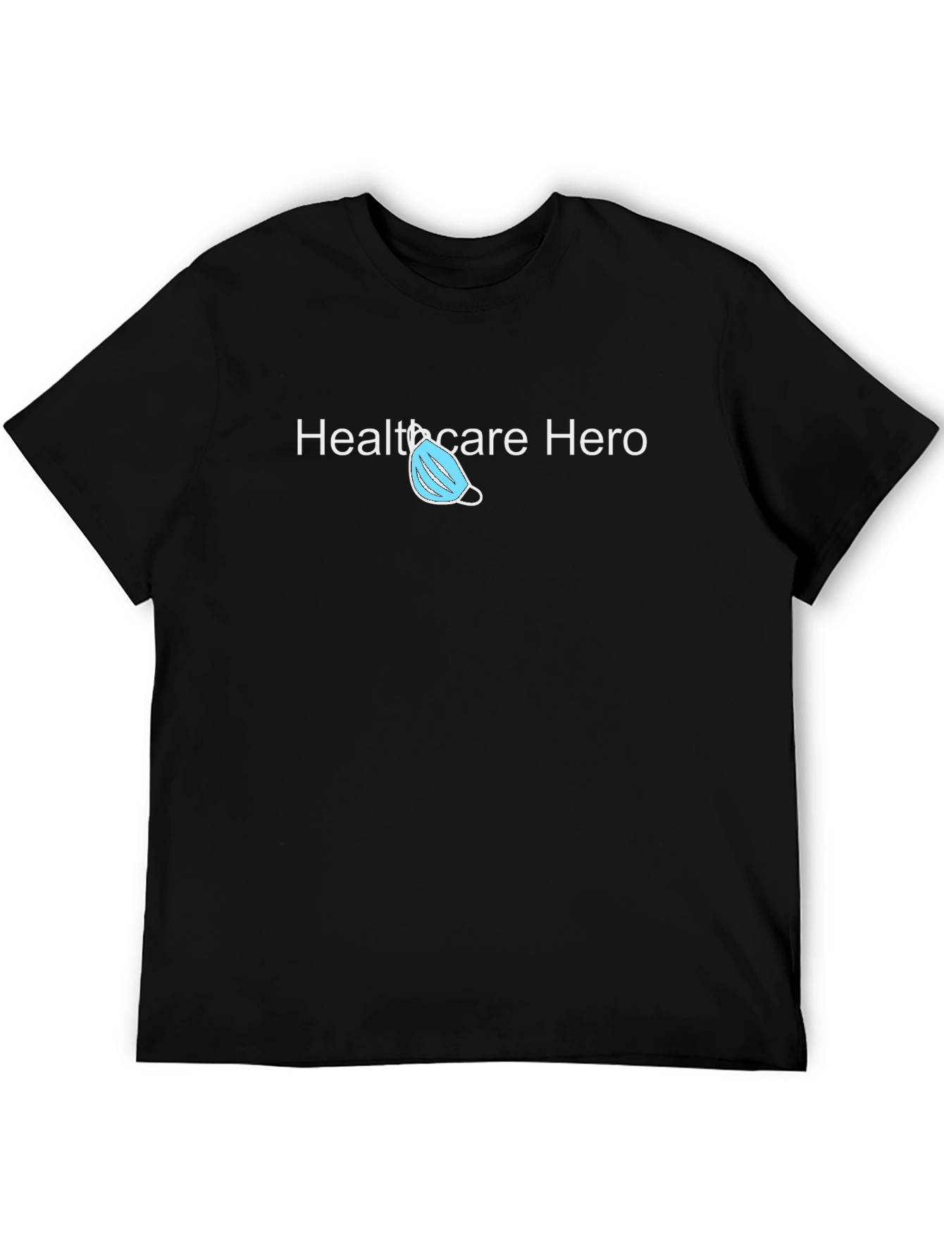 Black Healthcare Hero Graphic Tee - Black view 5