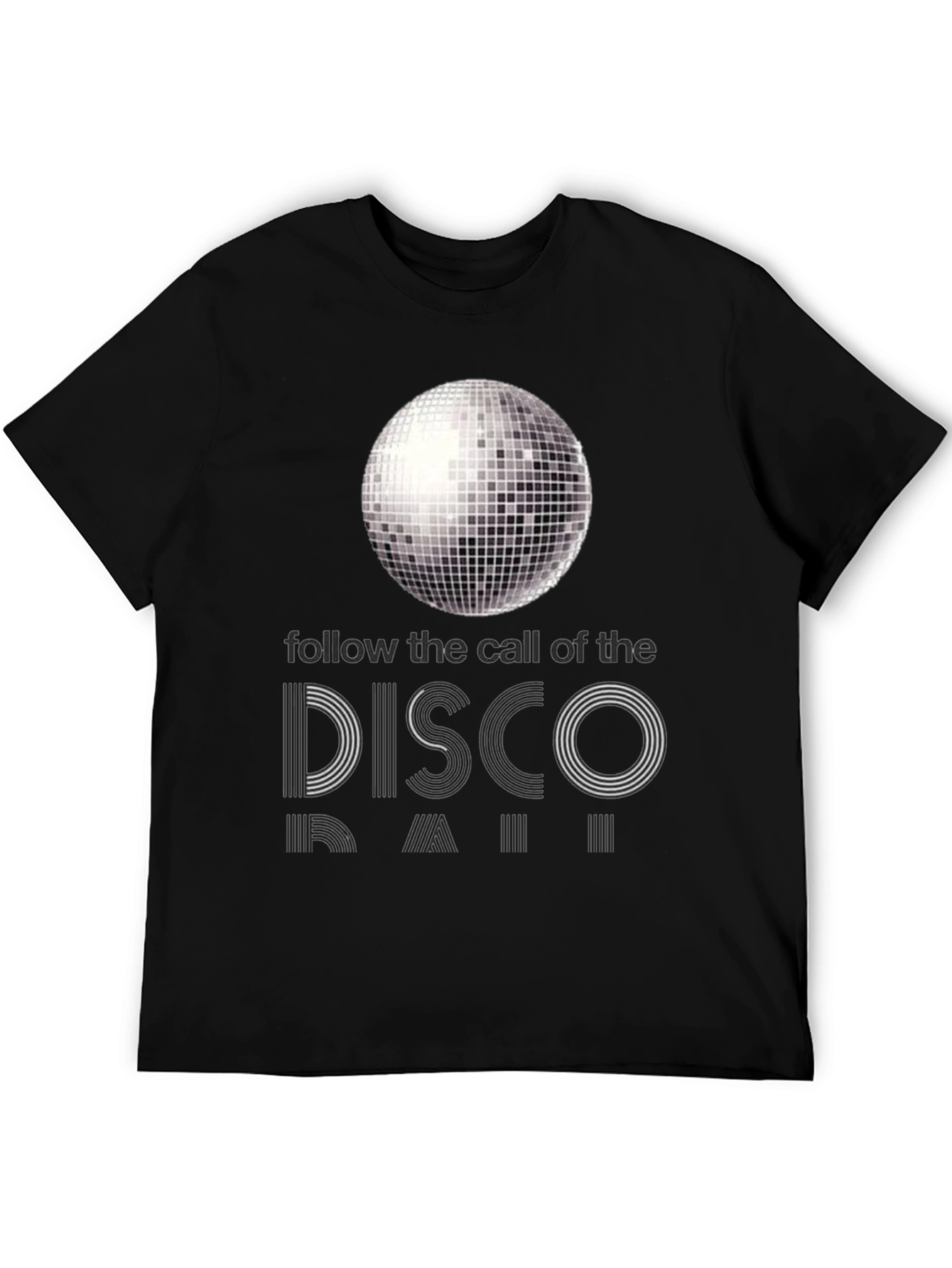 Black Disco Ball T-Shirt - Follow the Call view 5