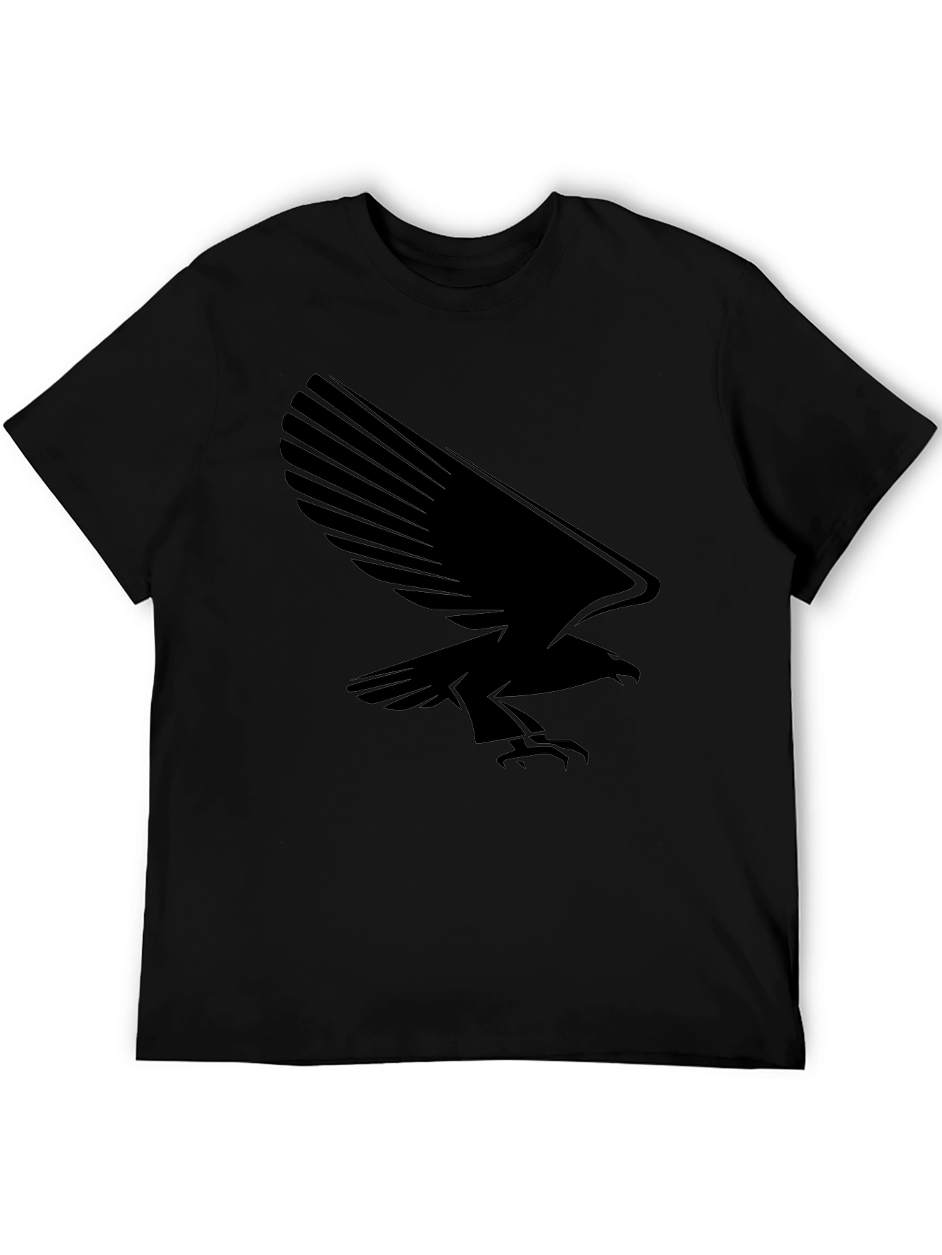 Black Bold Black Eagle Graphic Tee - Stylish Menswear view 5