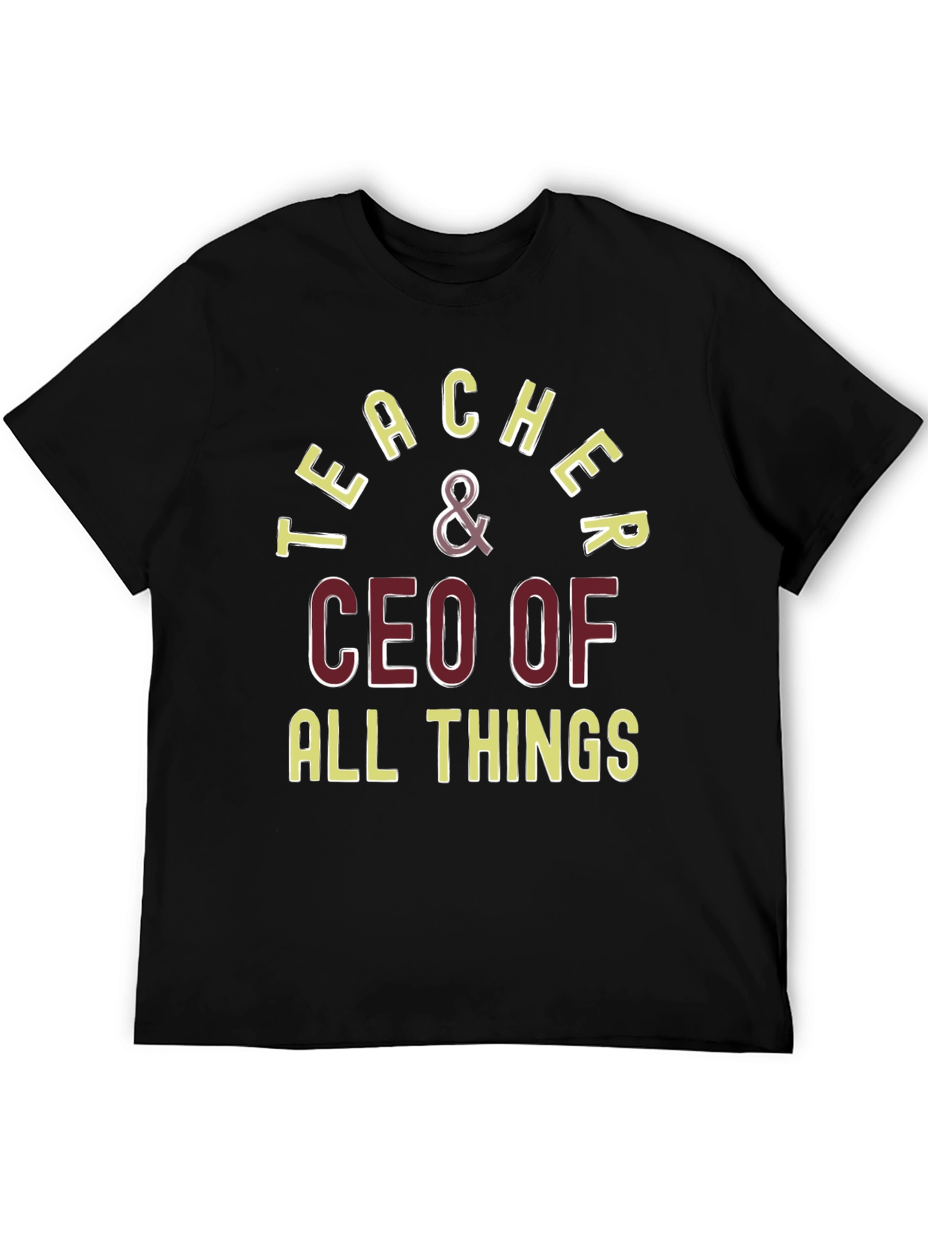 Black Teacher & CEO of All Things Graphic Tee view 5