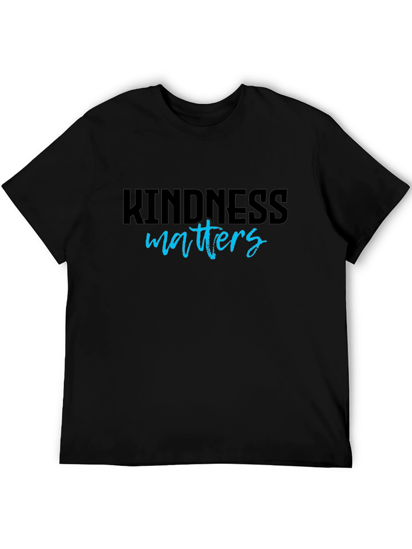 Black Kindness Matters Graphic T-Shirt view 5