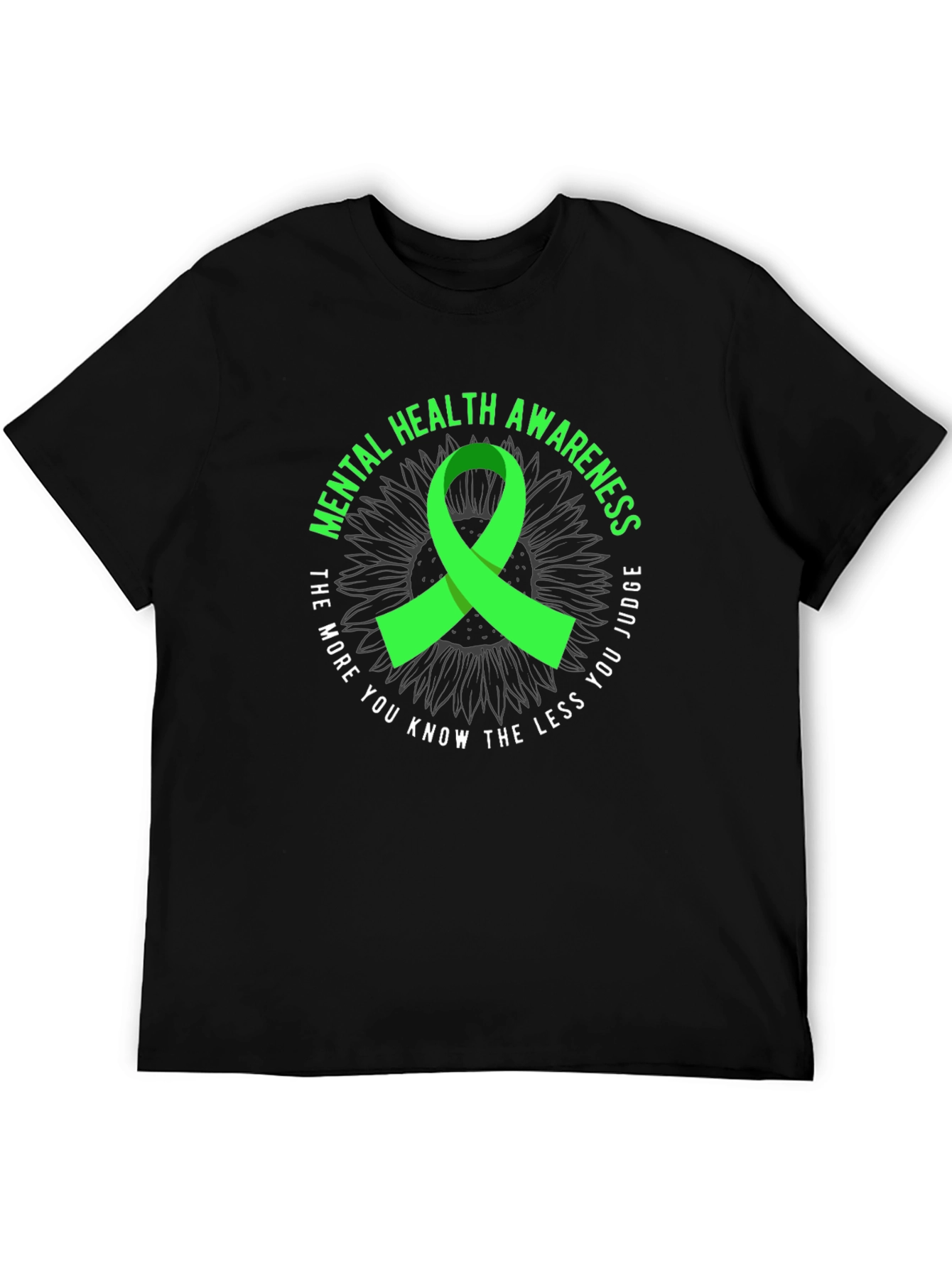 Black Mental Health Awareness T-Shirt view 5