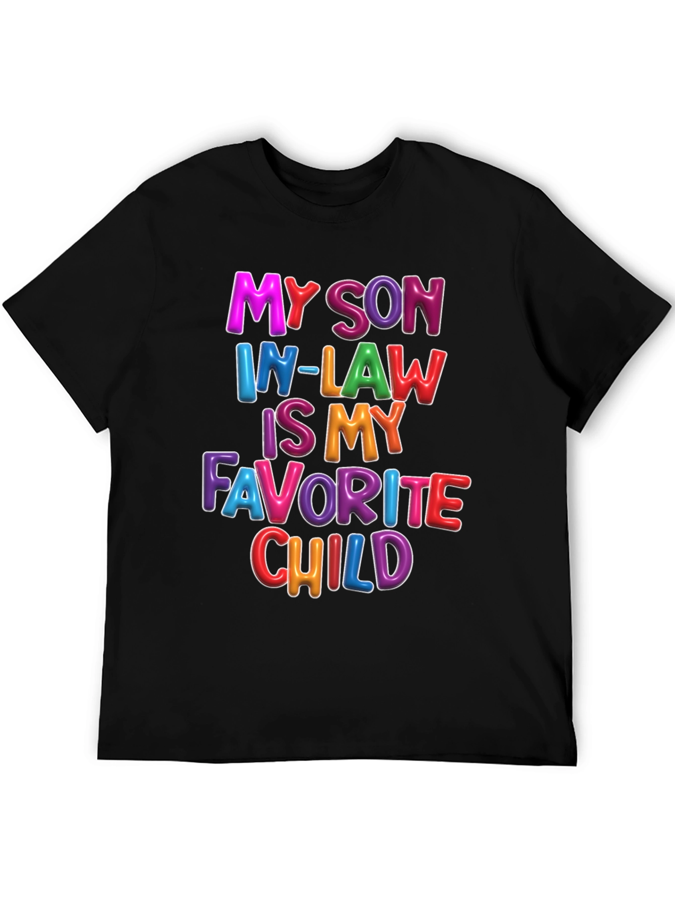 Black My Son In-Law Is My Favorite Child T-Shirt view 5