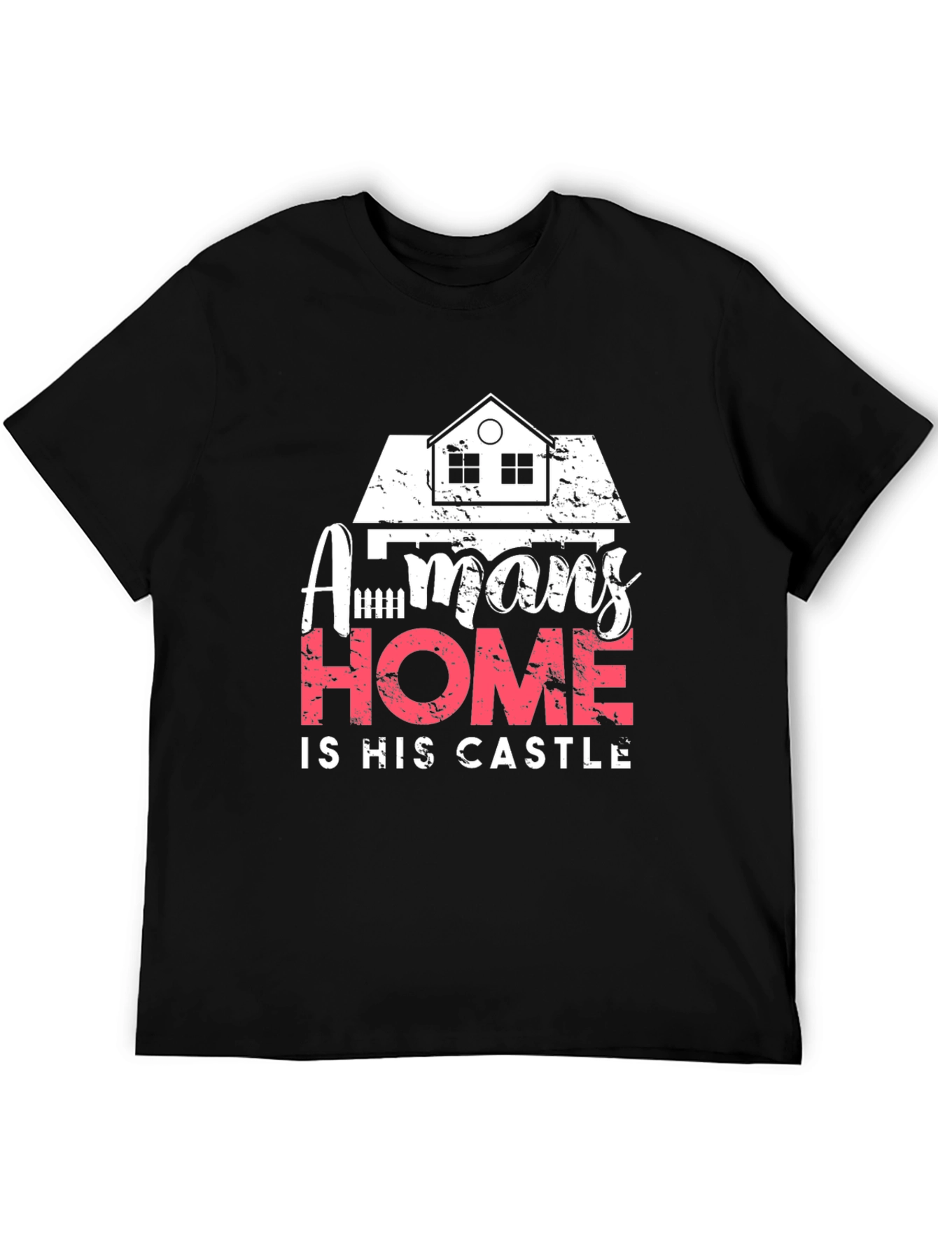 Black Man's Home is His Castle Graphic T-Shirt view 5