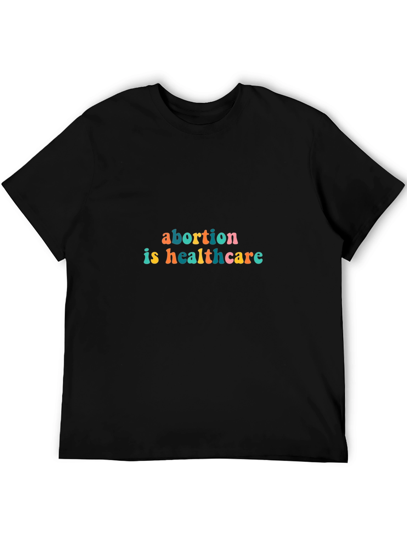 Black Abortion is Healthcare Graphic Tee - Unisex view 5