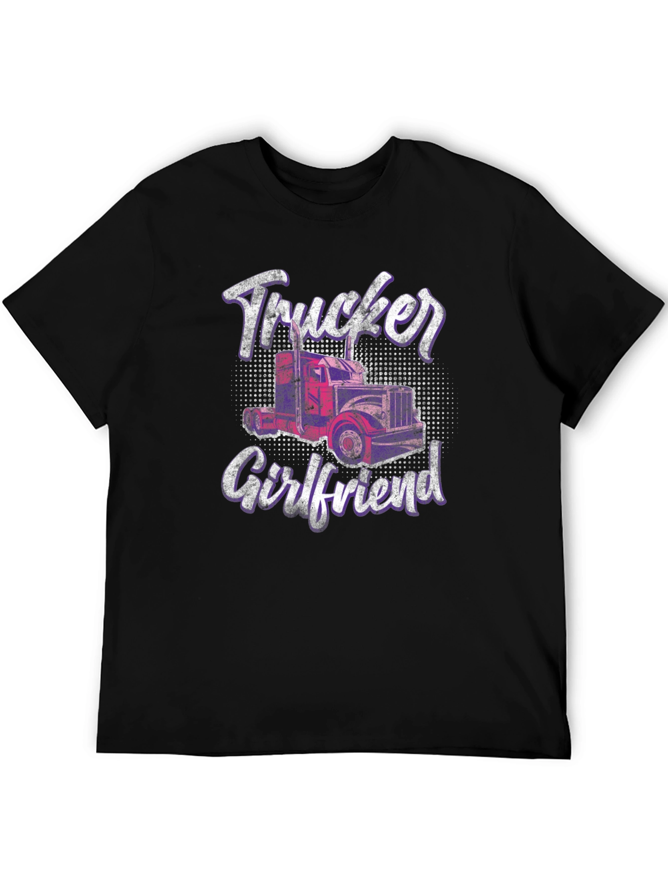 Trucker Girlfriend Graphic Tee - 5