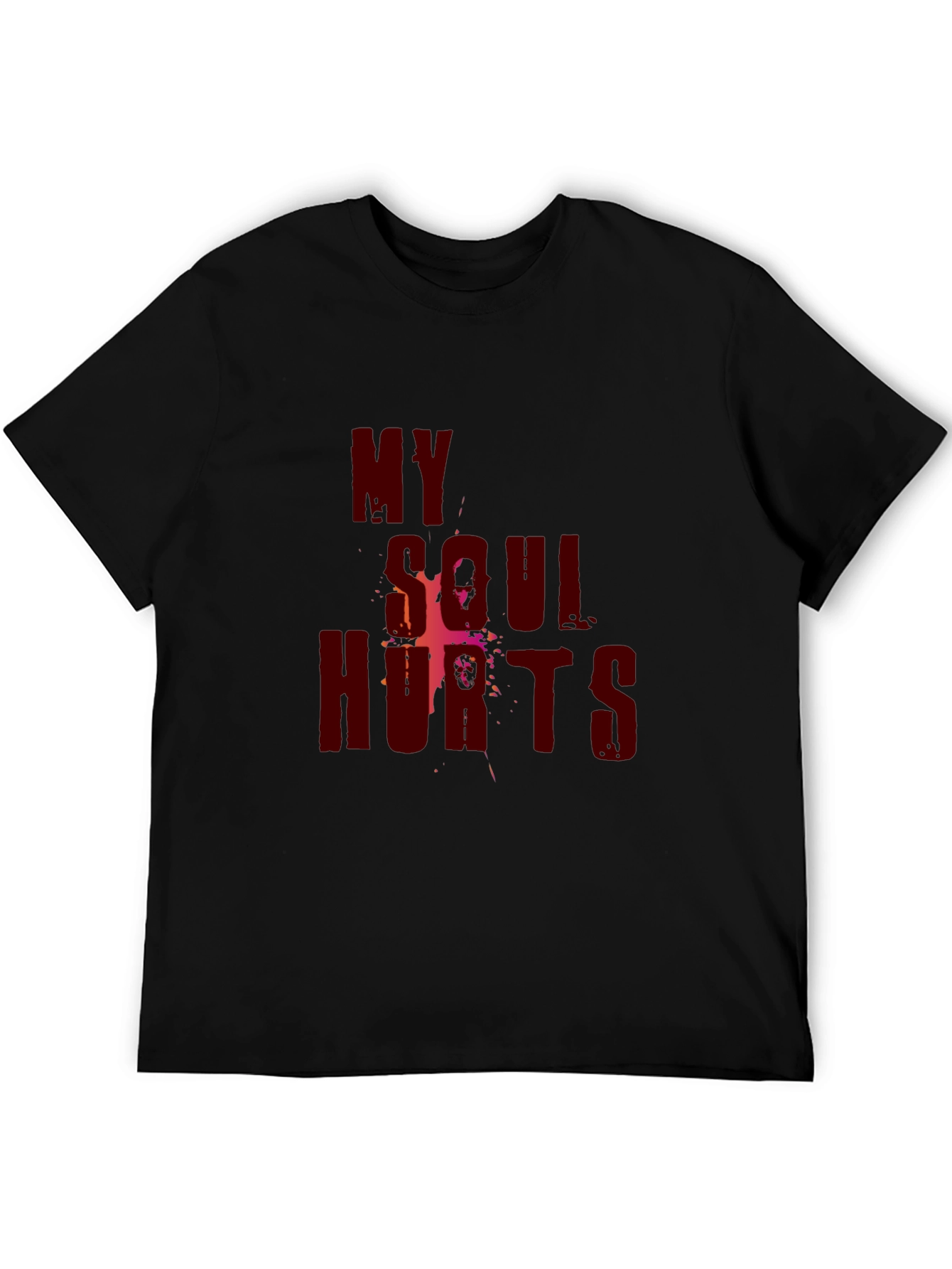 Black My Soul Hurts Graphic T-Shirt view 5