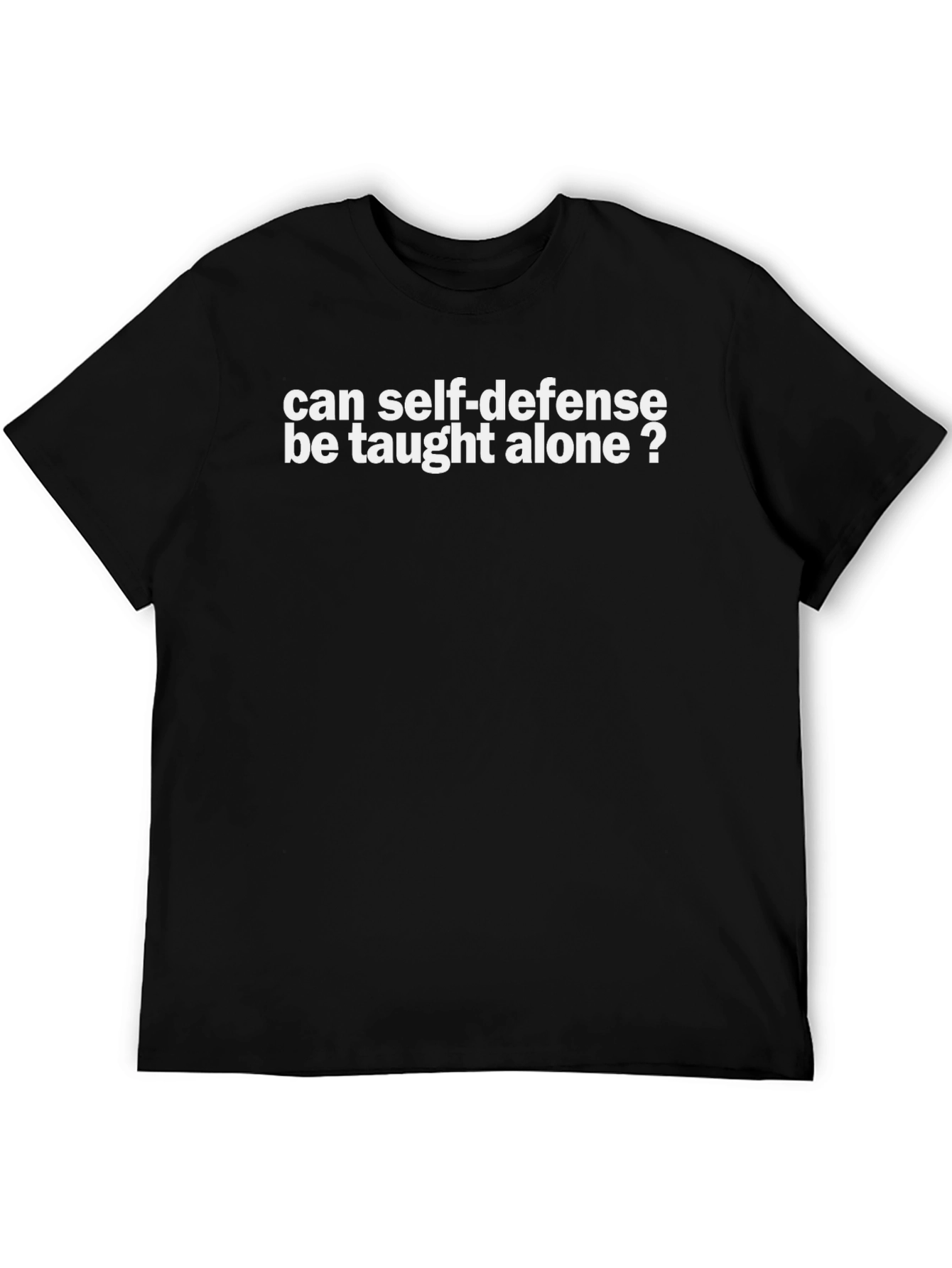Black Self-Defense T-Shirt: Can It Be Taught Alone? view 5