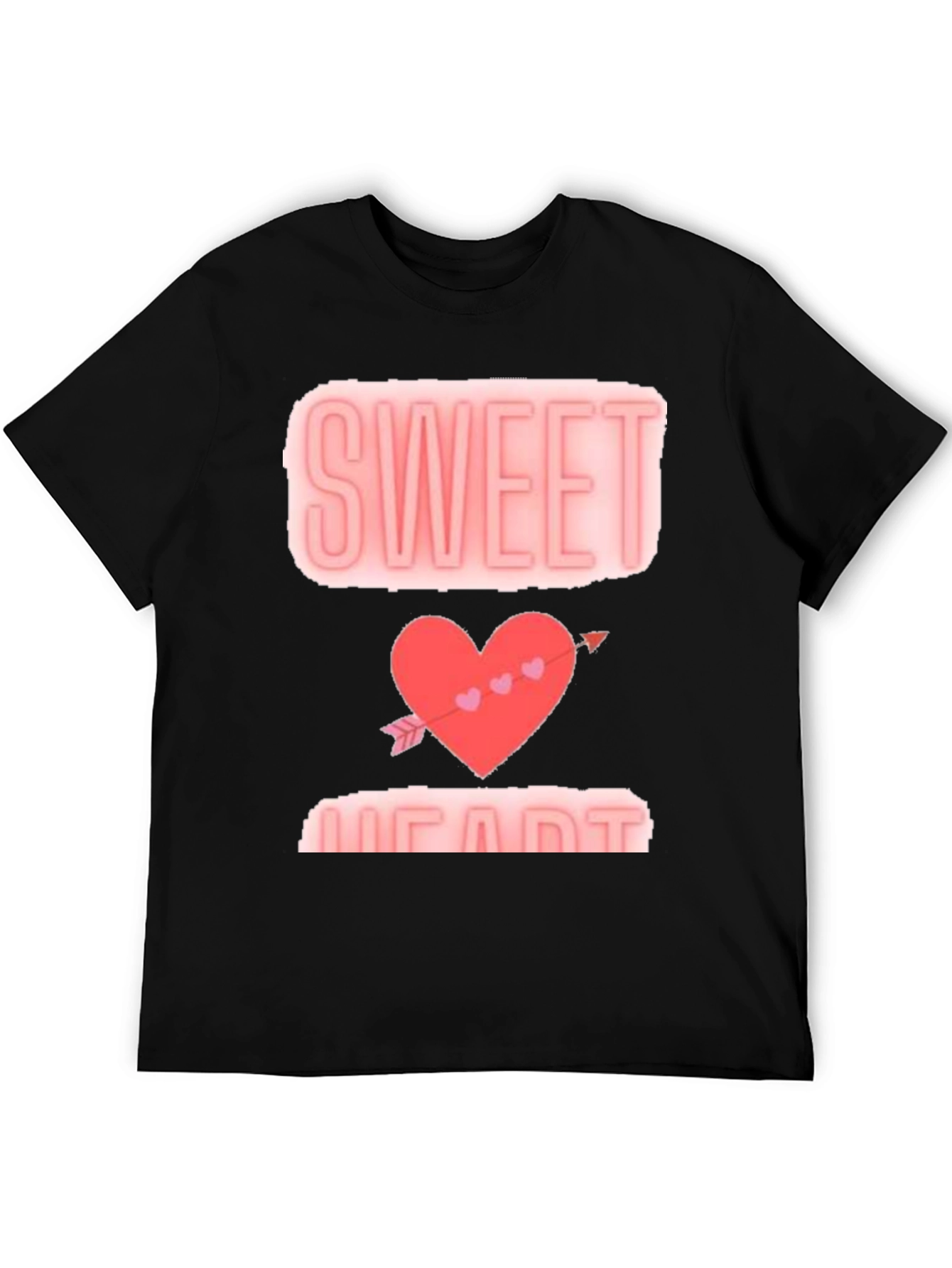 Black Sweetheart Valentine's Day Graphic Tee view 5