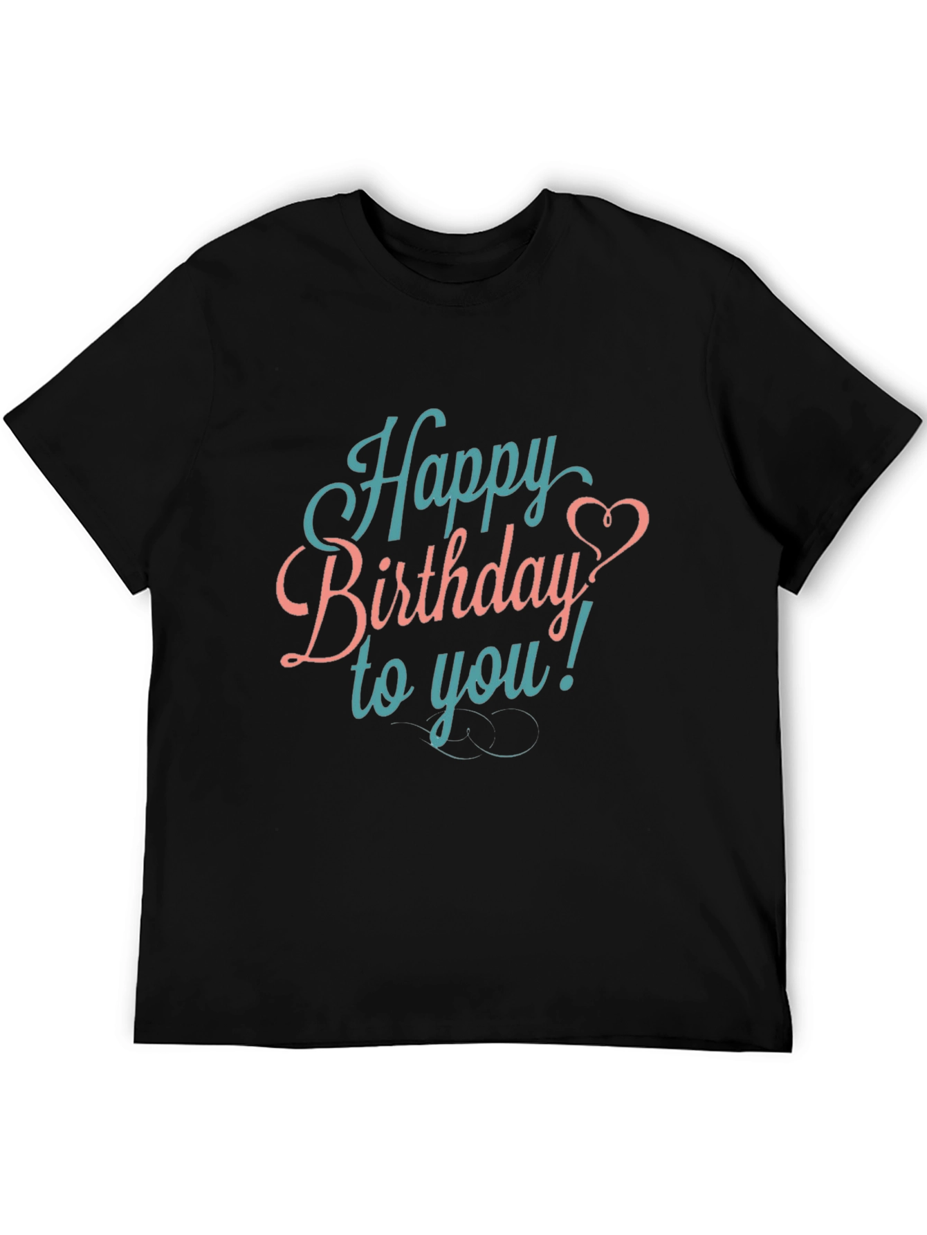 Black Happy Birthday T-Shirt - Stylish Celebration Wear view 5