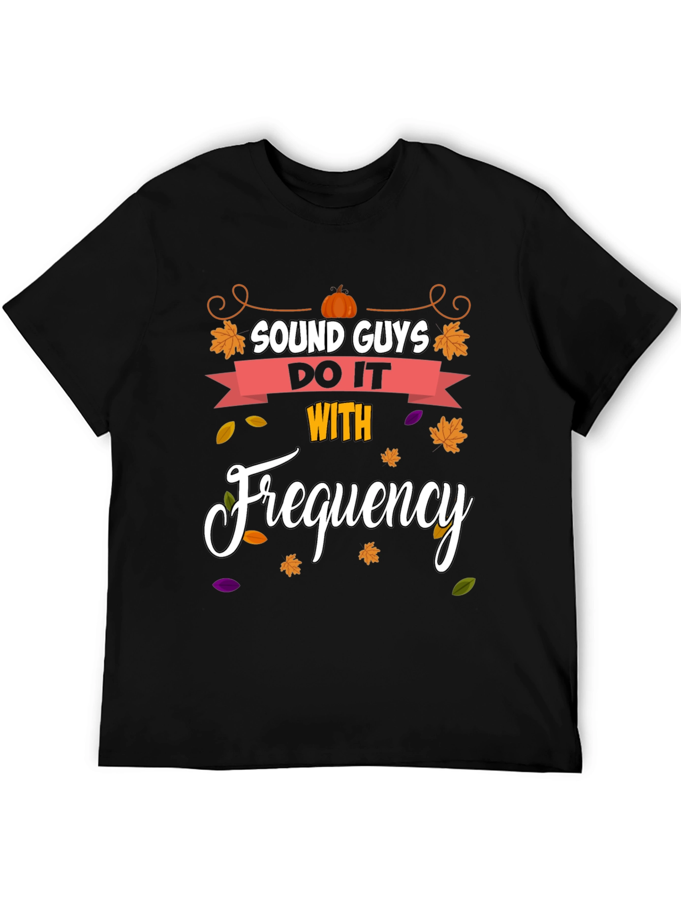 Black Sound Guys Frequency T-Shirt view 5