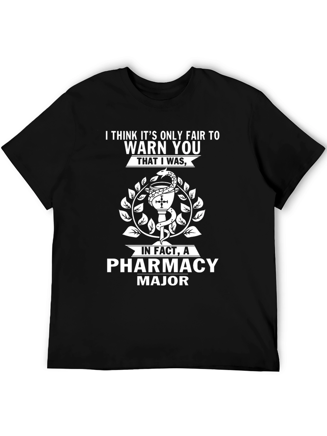 Black Pharmacy Major Black T-Shirt view 5