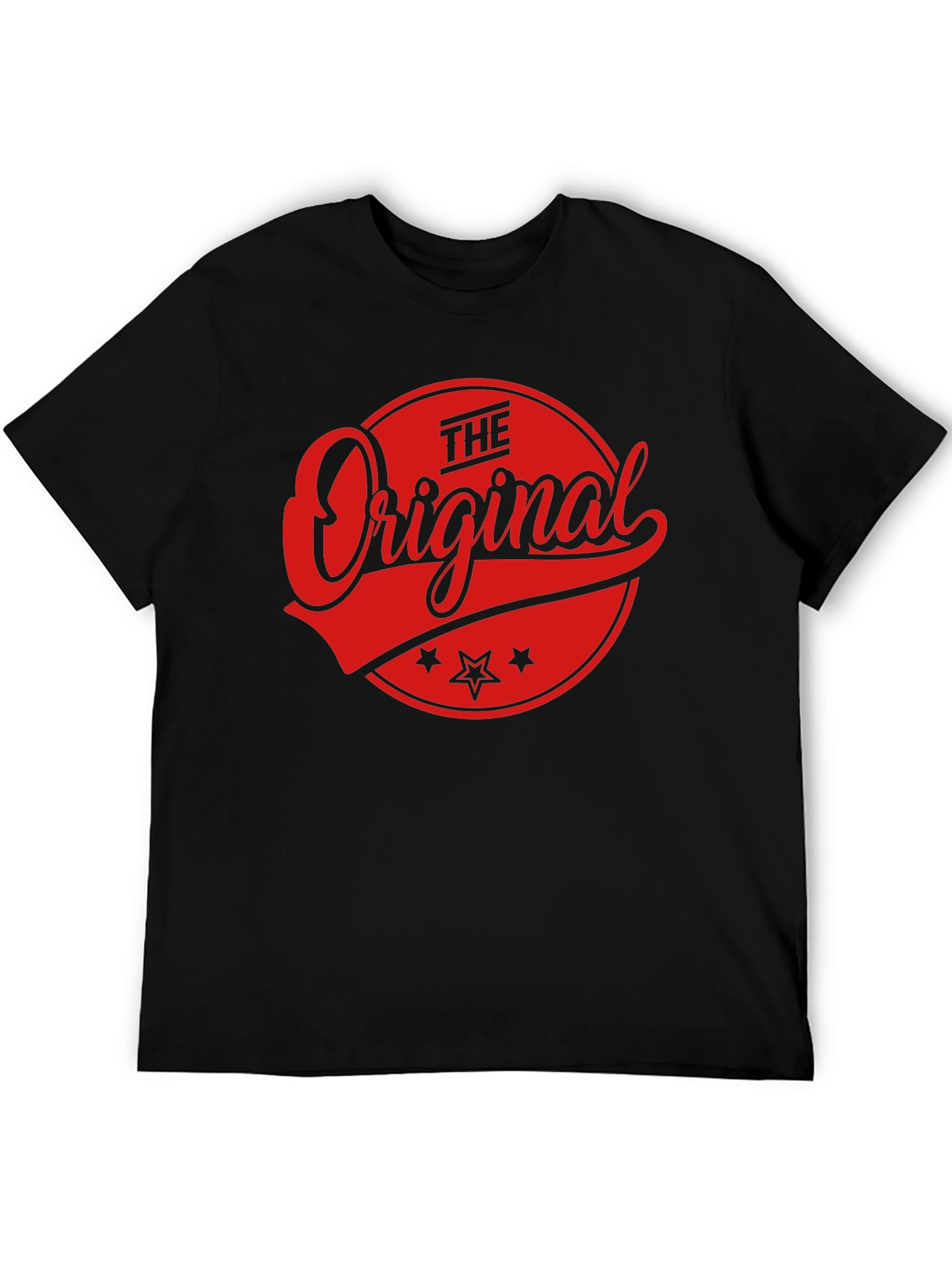 Black The Original Black T-Shirt - Stylish Graphic Tee view 5