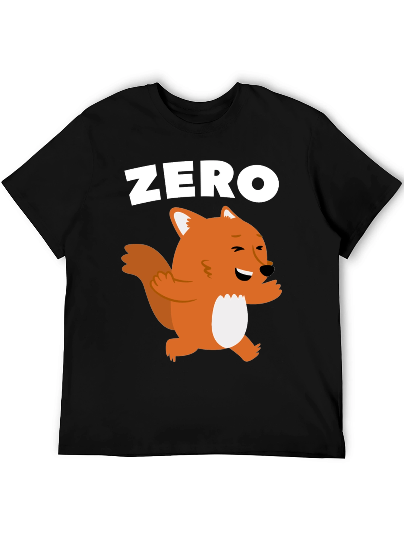 Black Zero Fox Given Graphic T-Shirt view 5