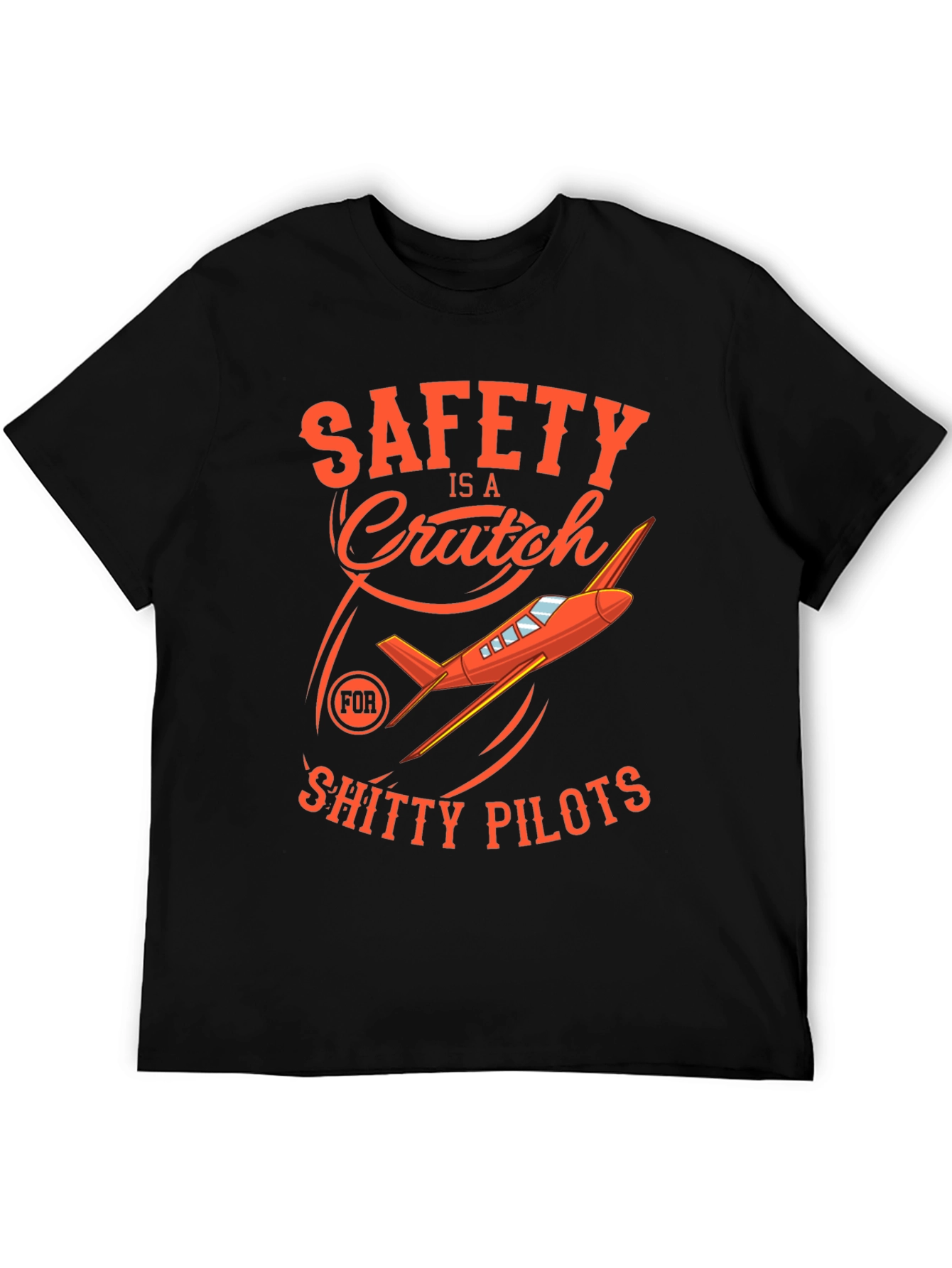 Black Safety is a Crutch T-Shirt view 5