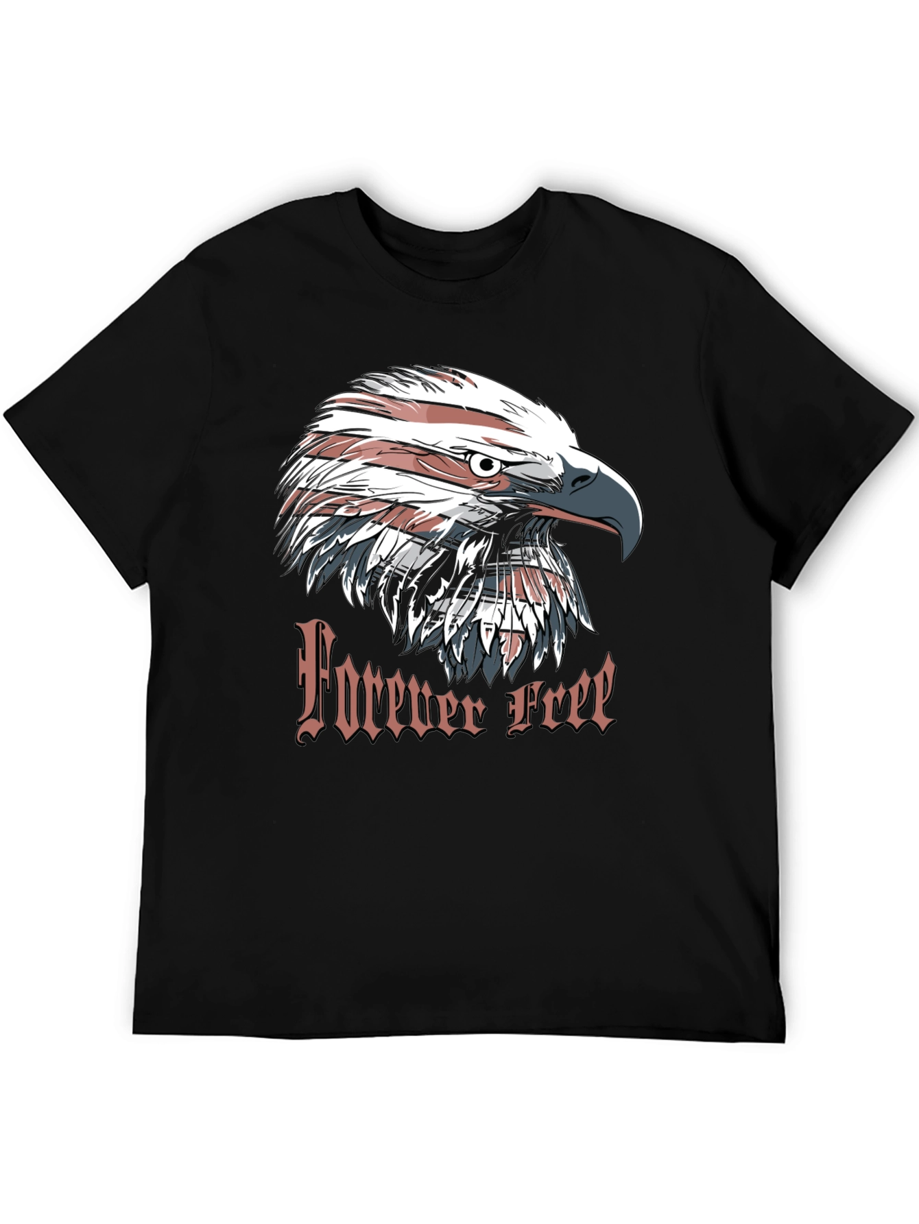 Forever Free Eagle Graphic T-Shirt - 5