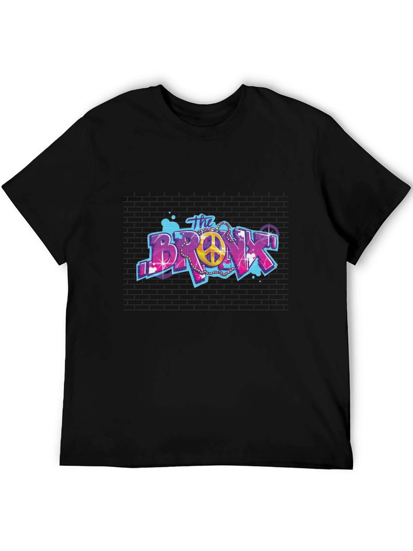 Black The Bronx Retro Graphic Tee view 5