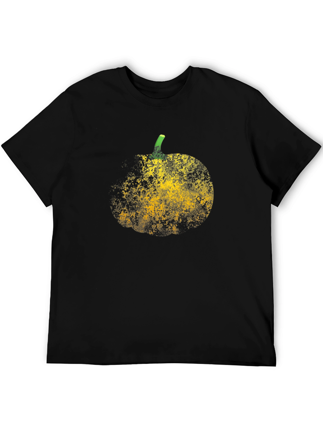 Black Abstract Pumpkin Graphic T-Shirt view 5