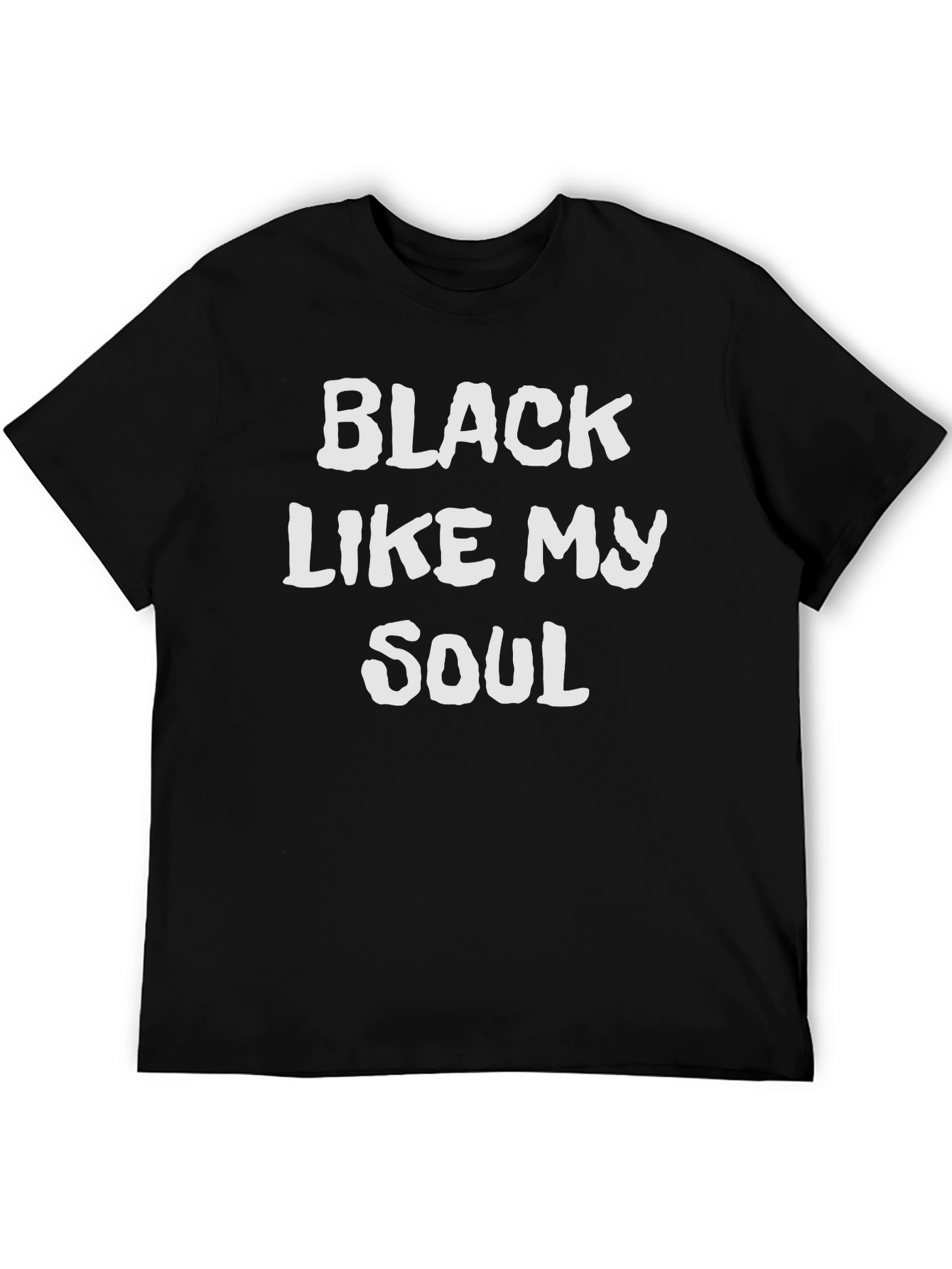 Black Black Like My Soul Graphic Tee view 5