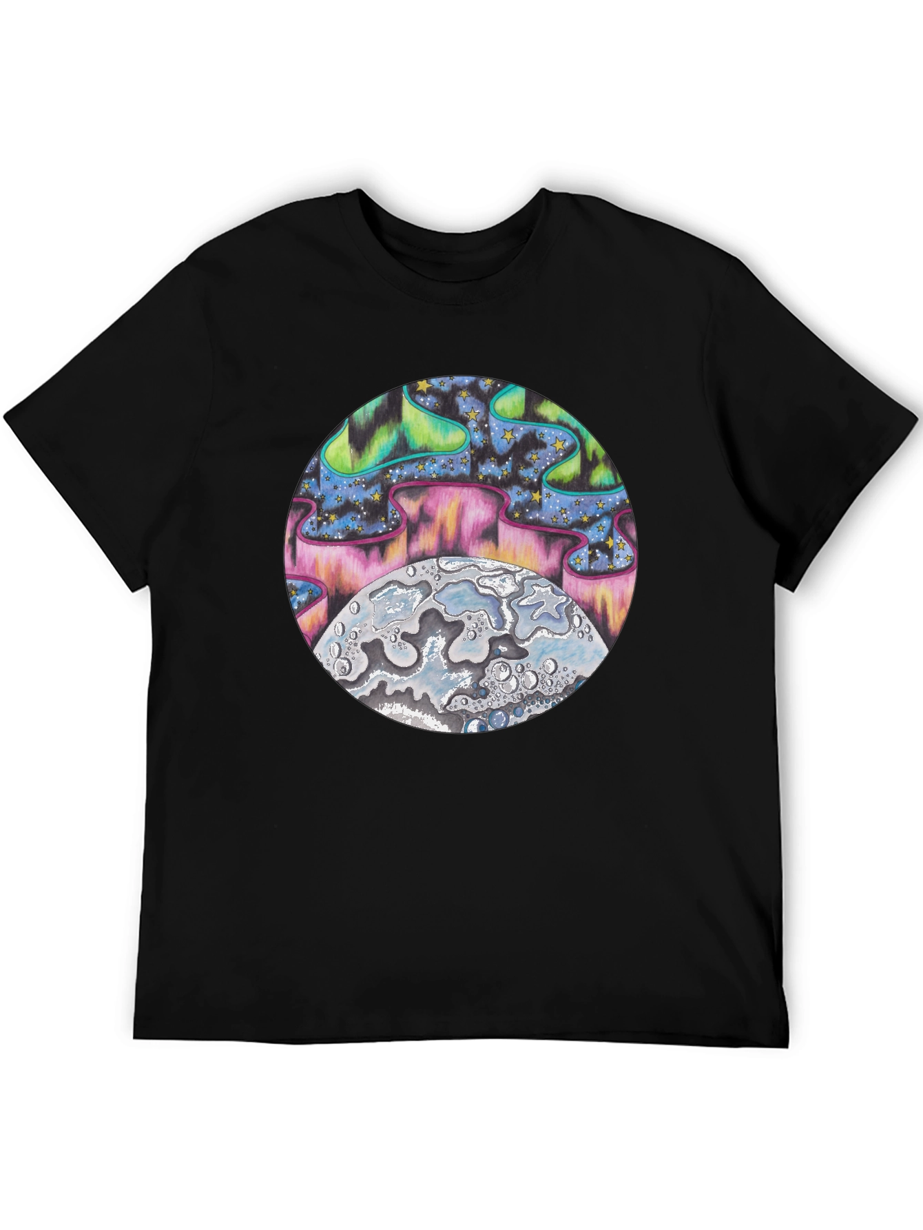 Aurora Moon Graphic T-Shirt - 5