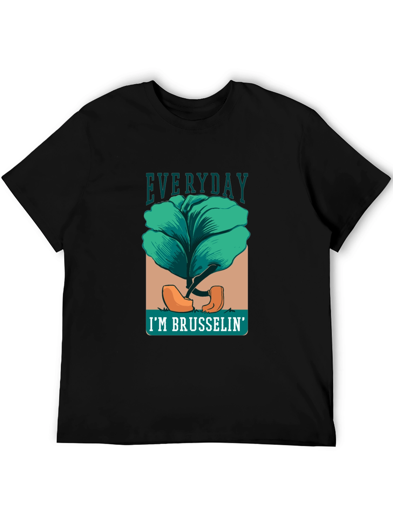 Black Everyday I'm Brusselsin' Graphic Tee view 5