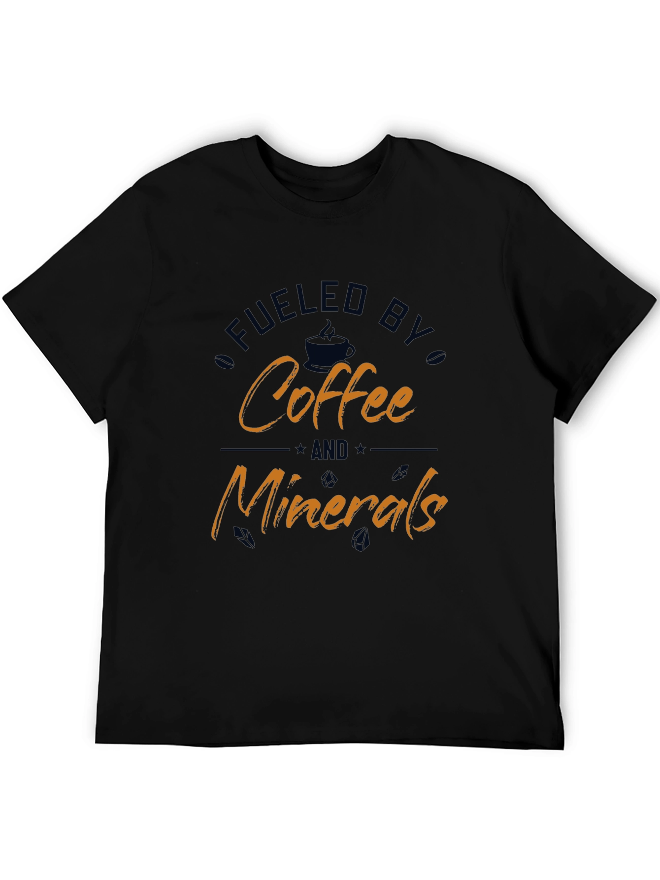 Black Fueled By Coffee And Minerals T-Shirt view 5