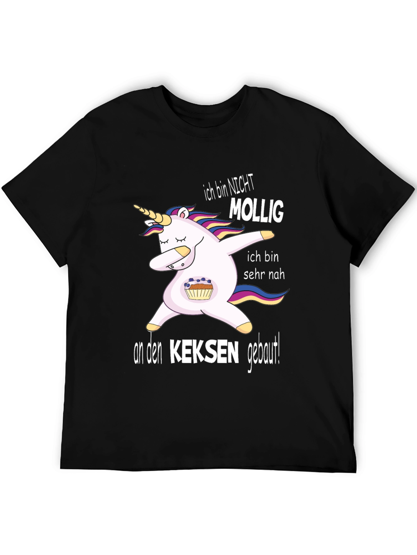 Black Unicorn Dab T-Shirt - Ich Bin Nicht Mollig view 5