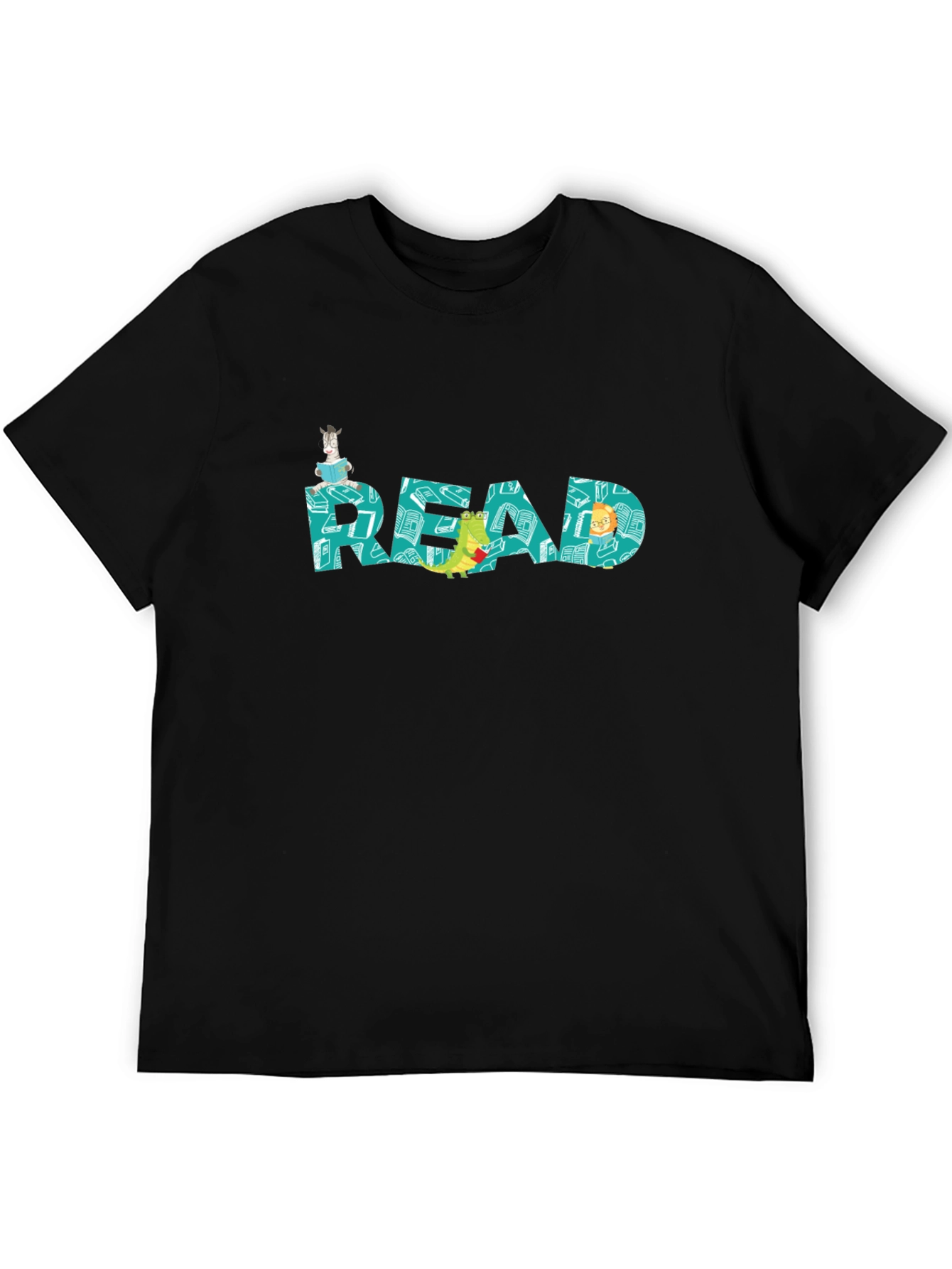 Black Read Books Graphic Tee - Black view 5