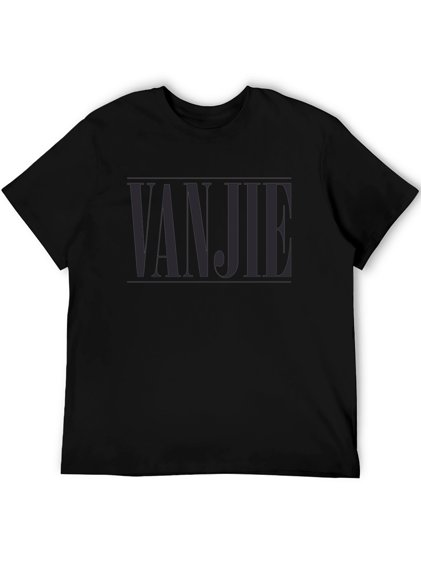 Black Vanjie Graphic Tee - Comfortable Everyday Wear view 5