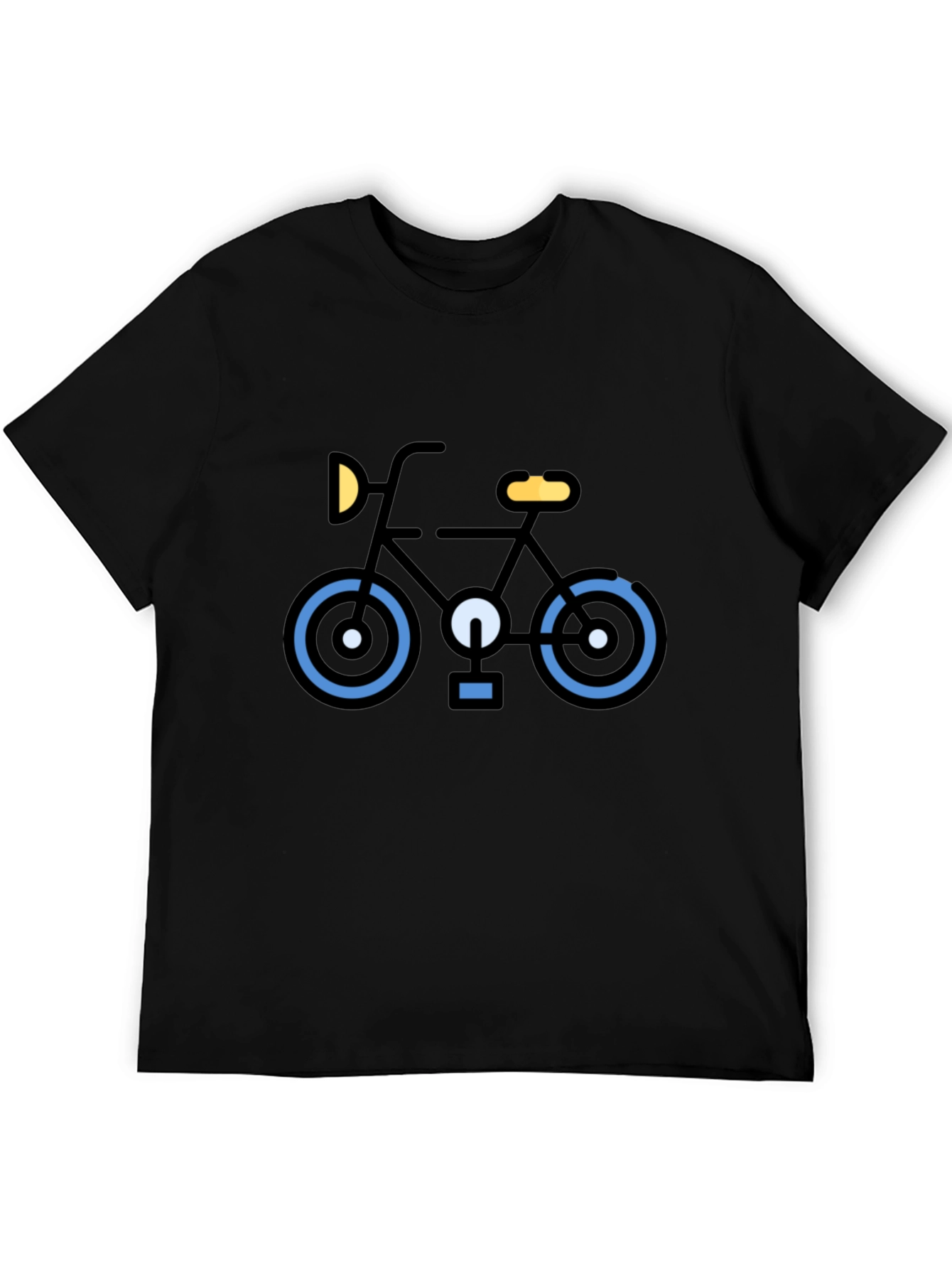 Black Bike Graphic Tee - Stylish & Comfortable Black T-Shirt view 5
