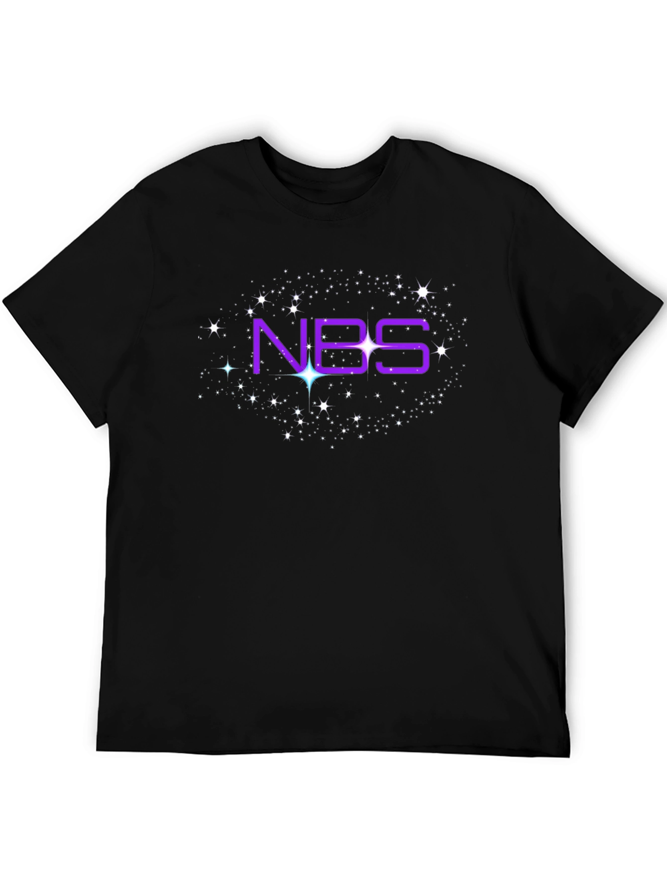 Black NBS Galaxy Graphic T-Shirt - Black view 5
