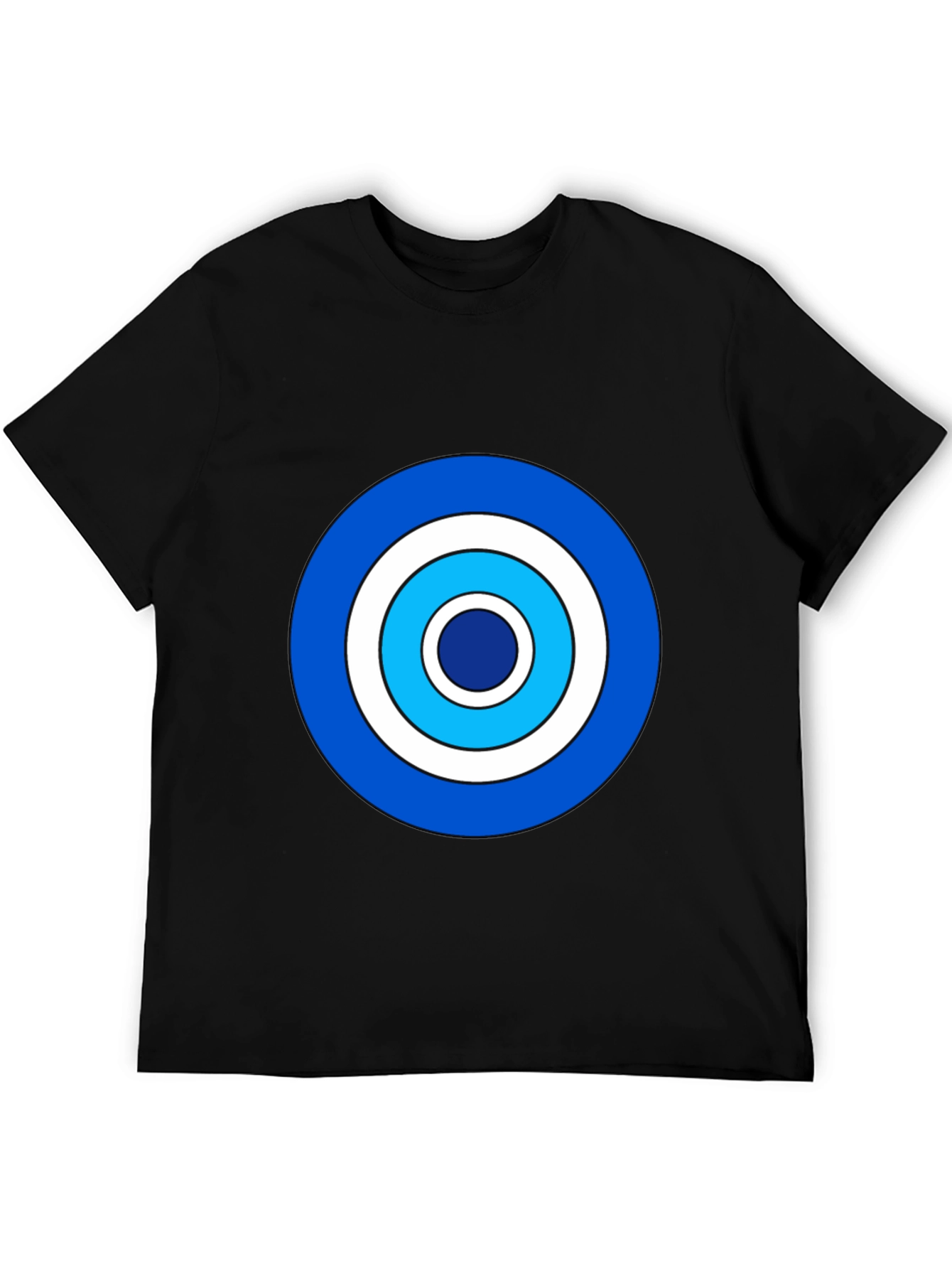 Black Bullseye Graphic Tee - Bold Target Design view 5