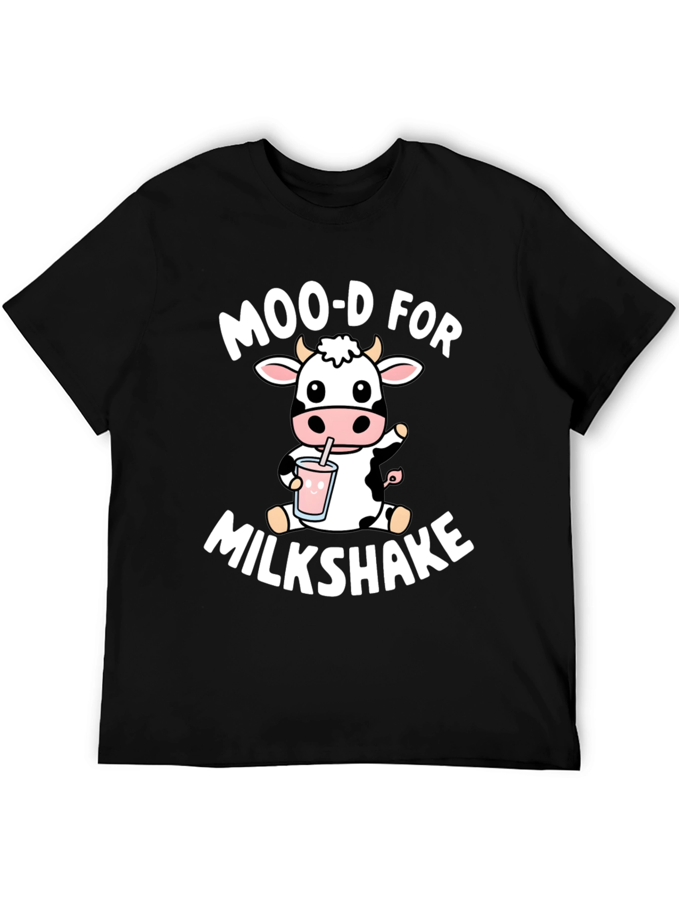 Black Moo-d for Milkshake Graphic Tee view 5