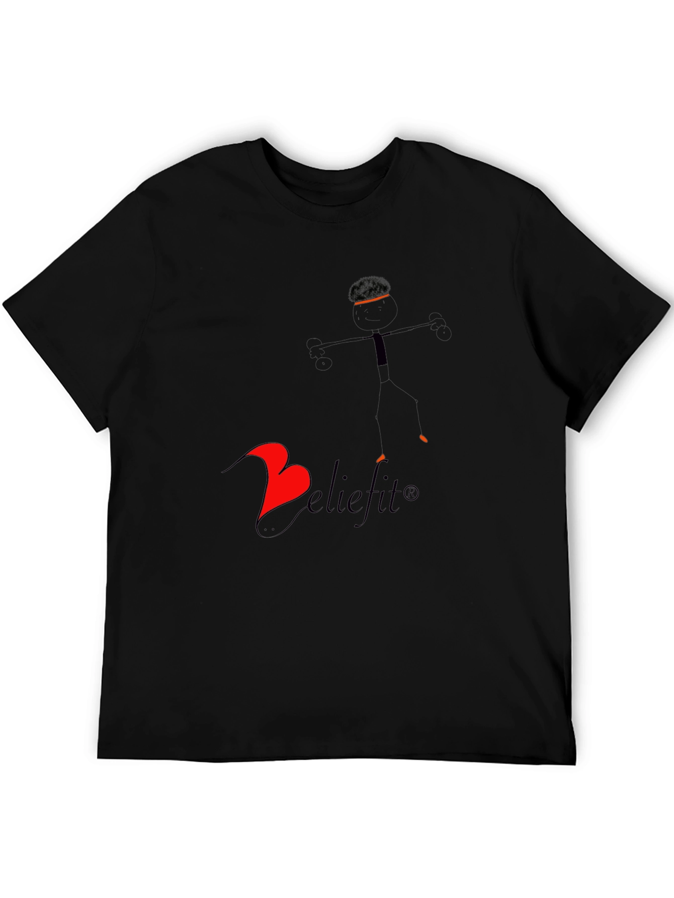 Black Beliefit Black Graphic Tee - Stylish Men's Fashion view 5