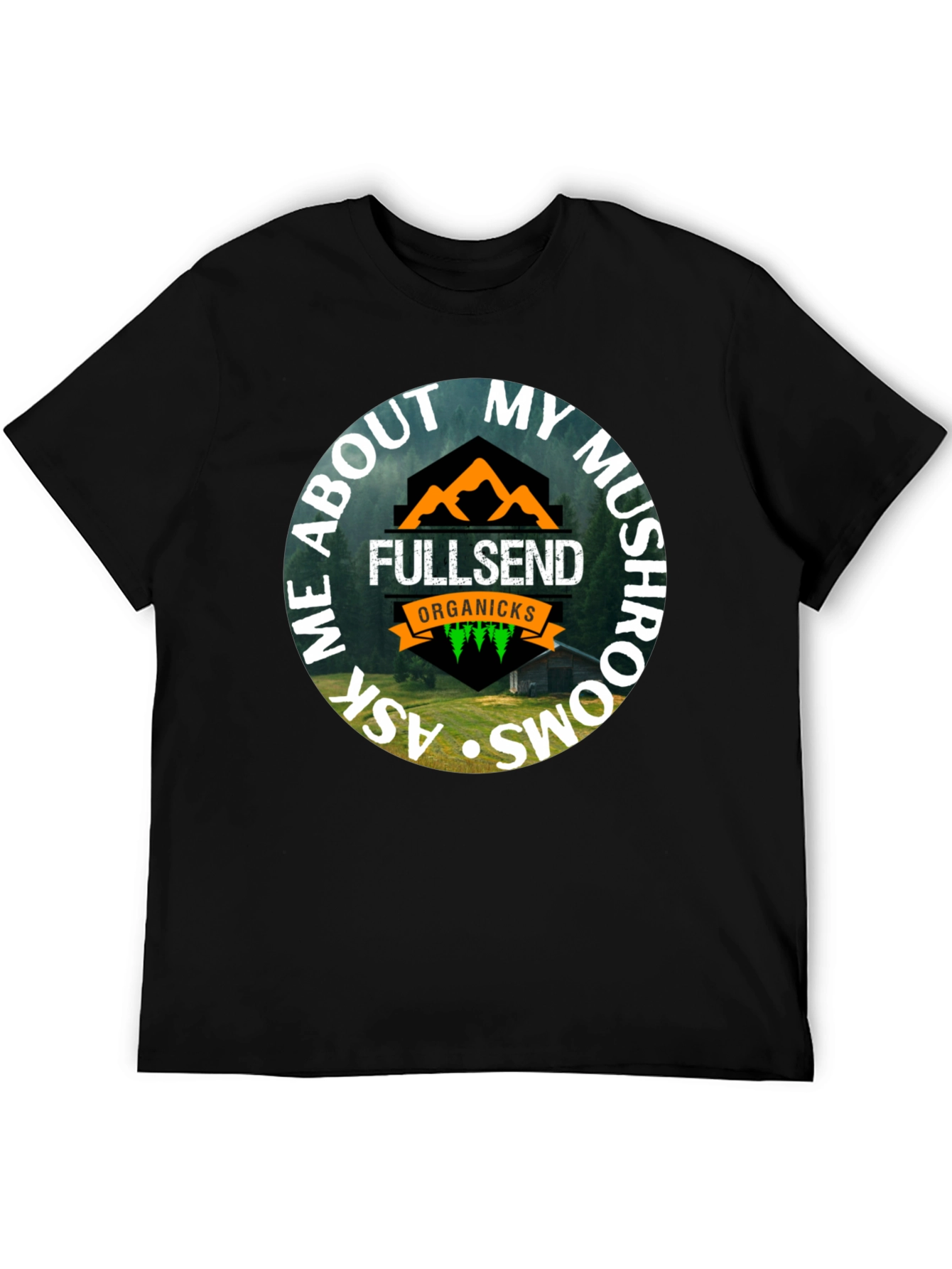 Fullsend Organicks Mushroom T-Shirt - 5